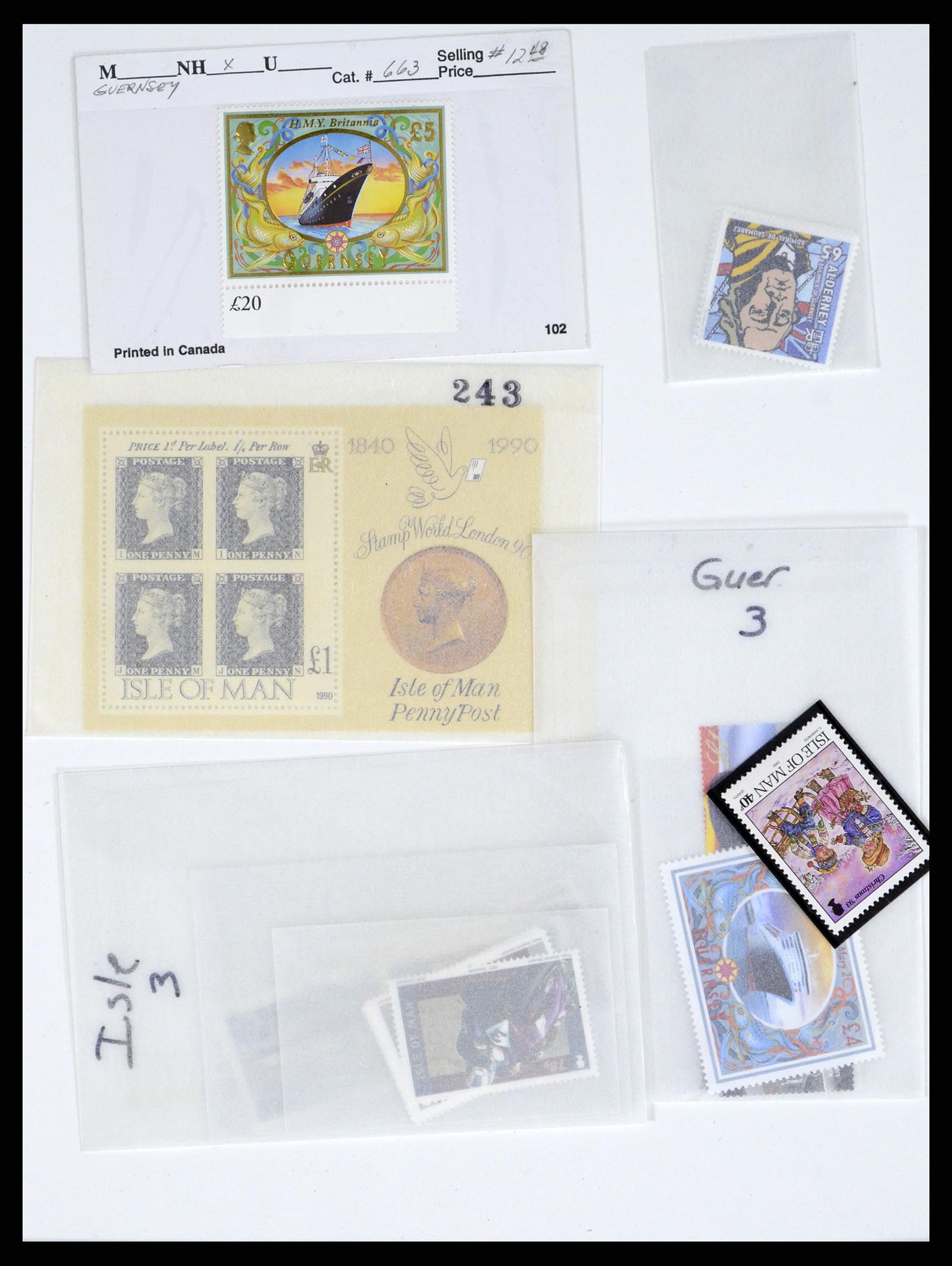 37754 011 - Stamp collection 37754 Channel Islands 1941-2004.