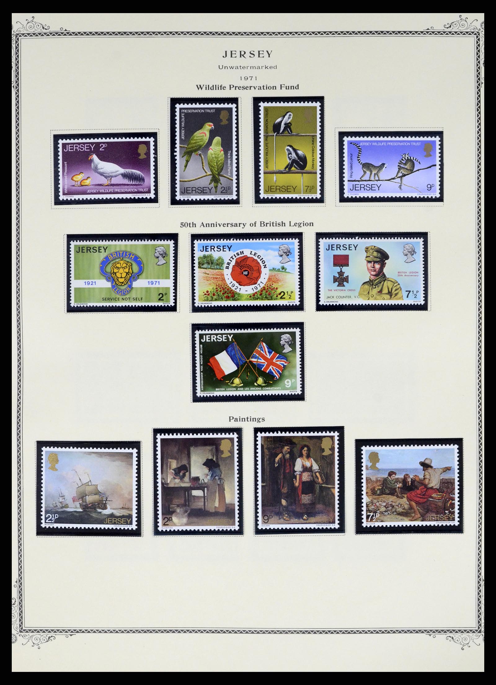37754 019 - Stamp collection 37754 Channel Islands 1941-2004.