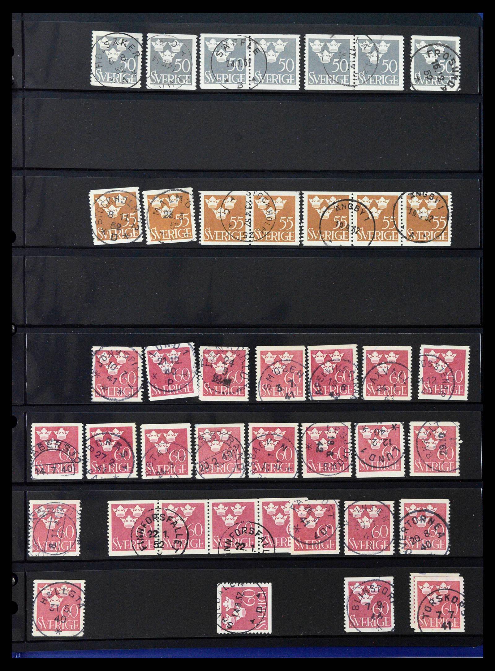 37756 0026 - Postzegelverzameling 37756 Zweden 1858-2002.