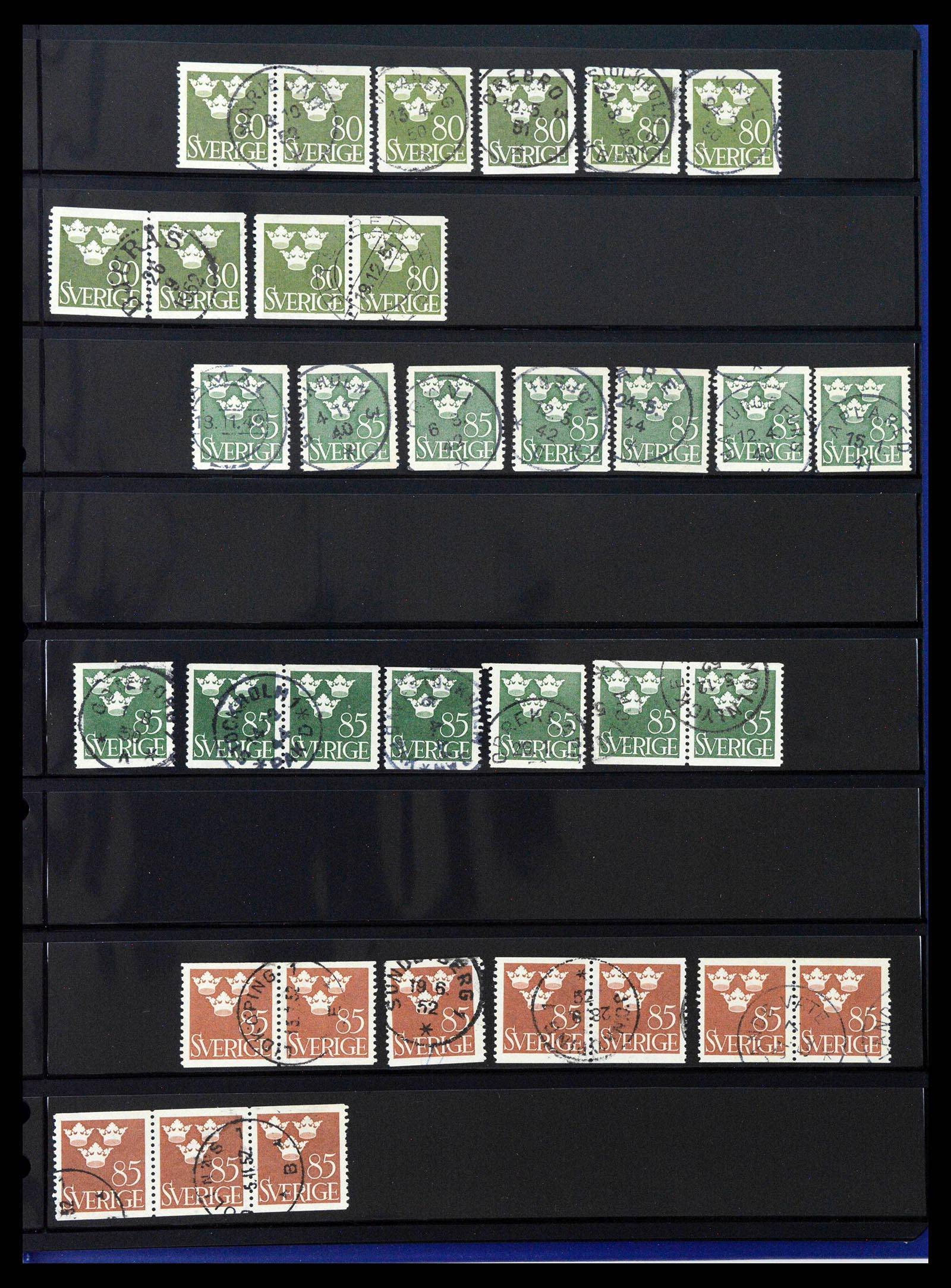 37756 0028 - Postzegelverzameling 37756 Zweden 1858-2002.