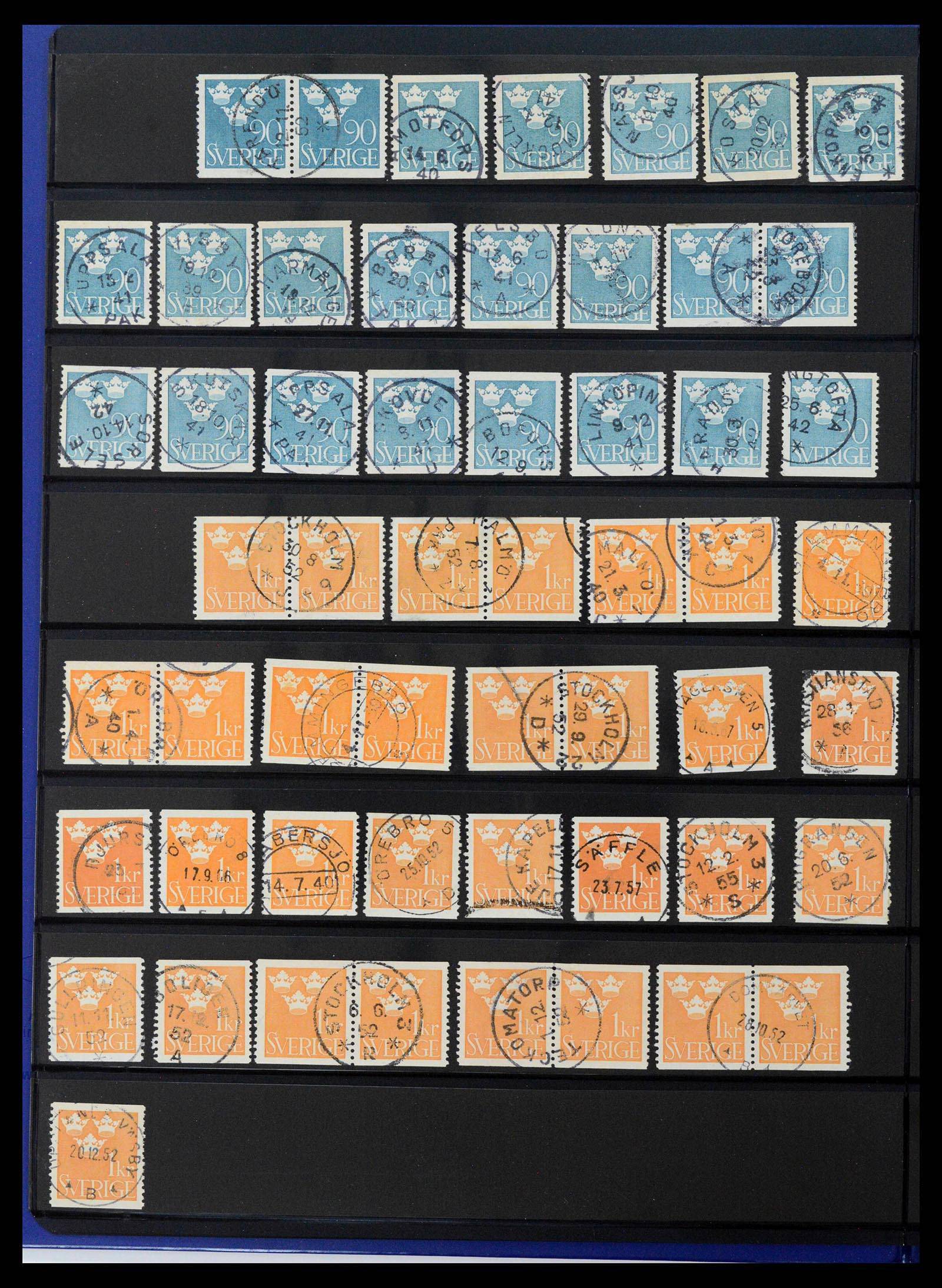 37756 0029 - Postzegelverzameling 37756 Zweden 1858-2002.