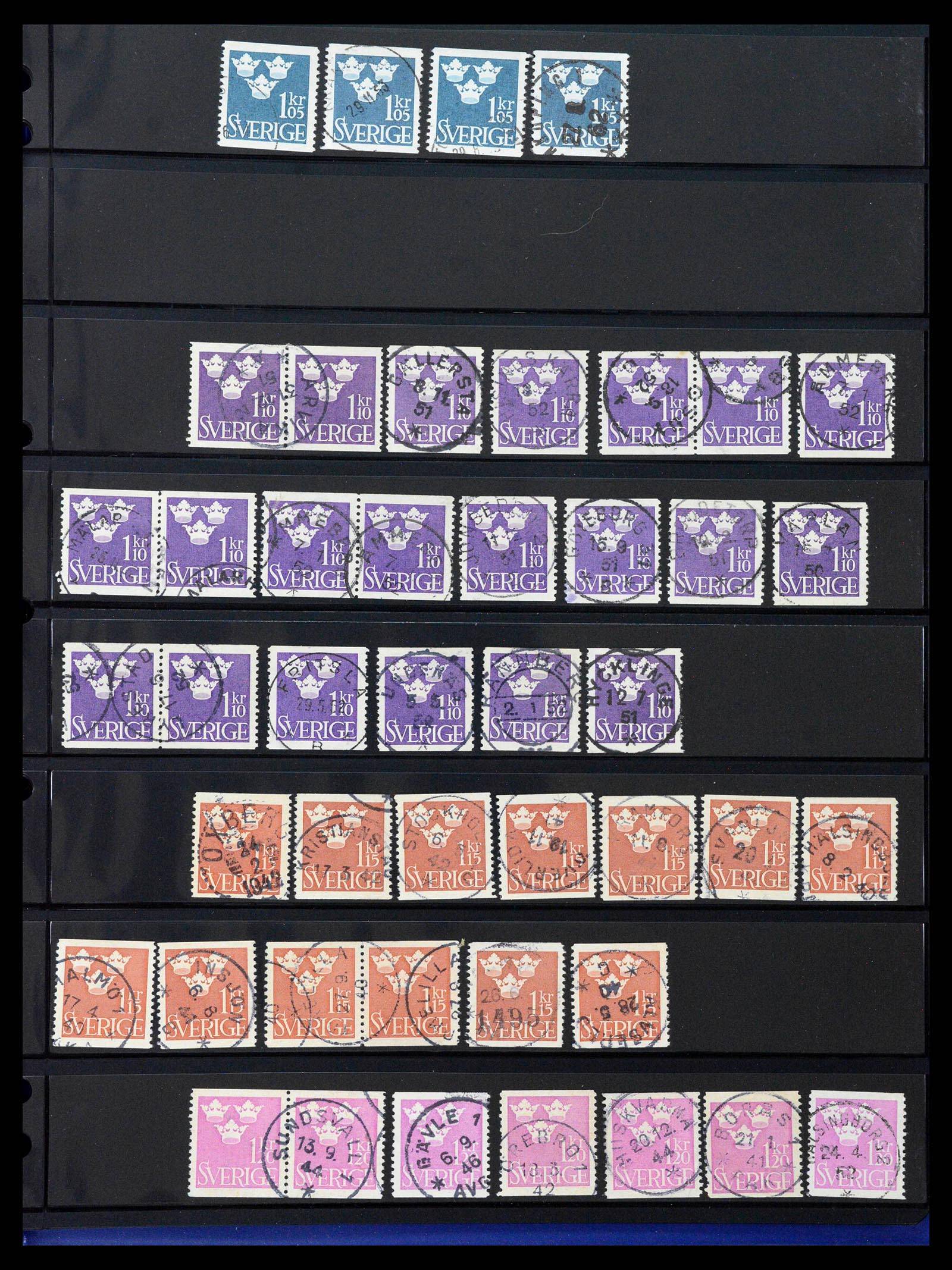 37756 0030 - Postzegelverzameling 37756 Zweden 1858-2002.