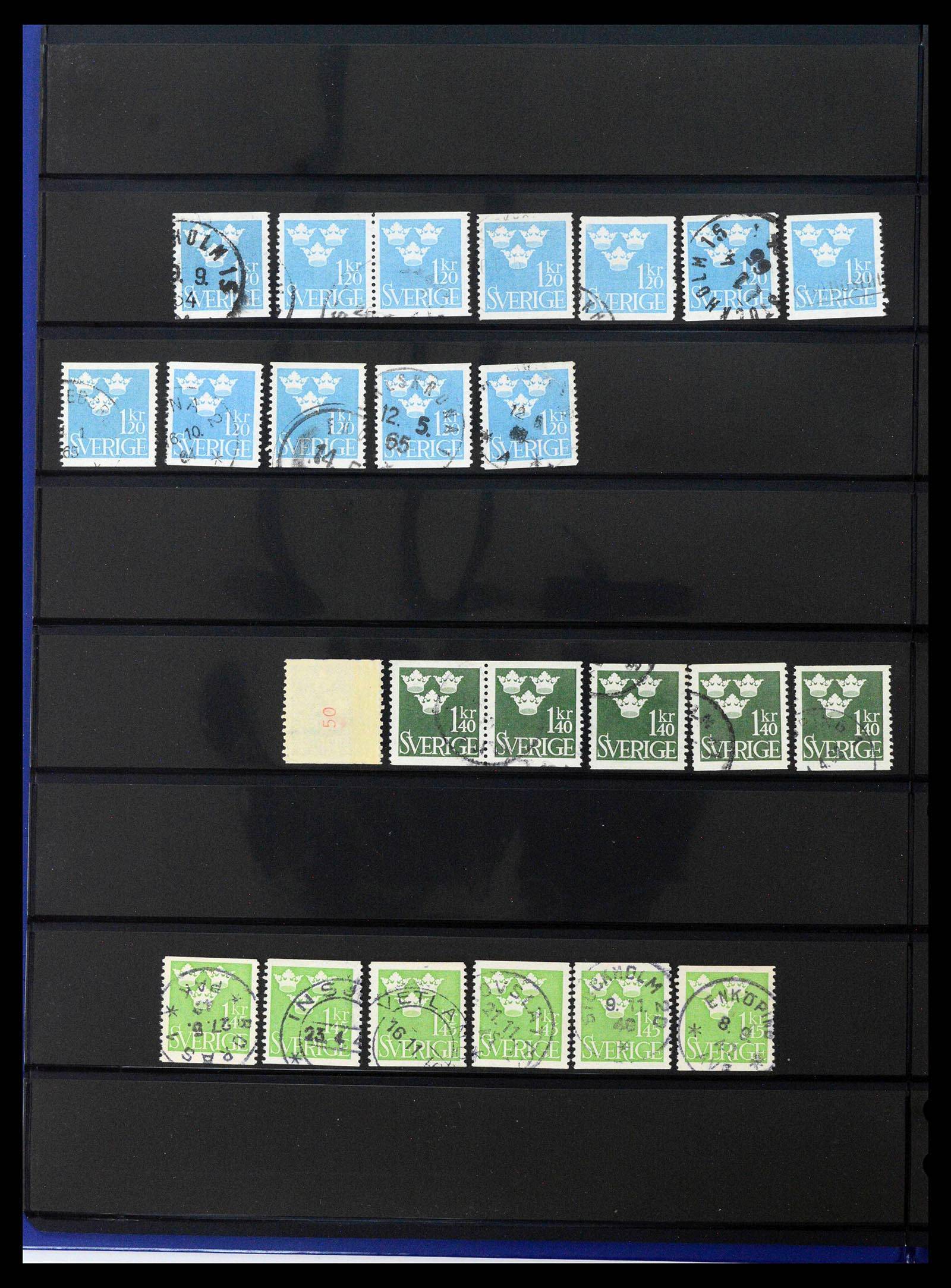 37756 0031 - Postzegelverzameling 37756 Zweden 1858-2002.