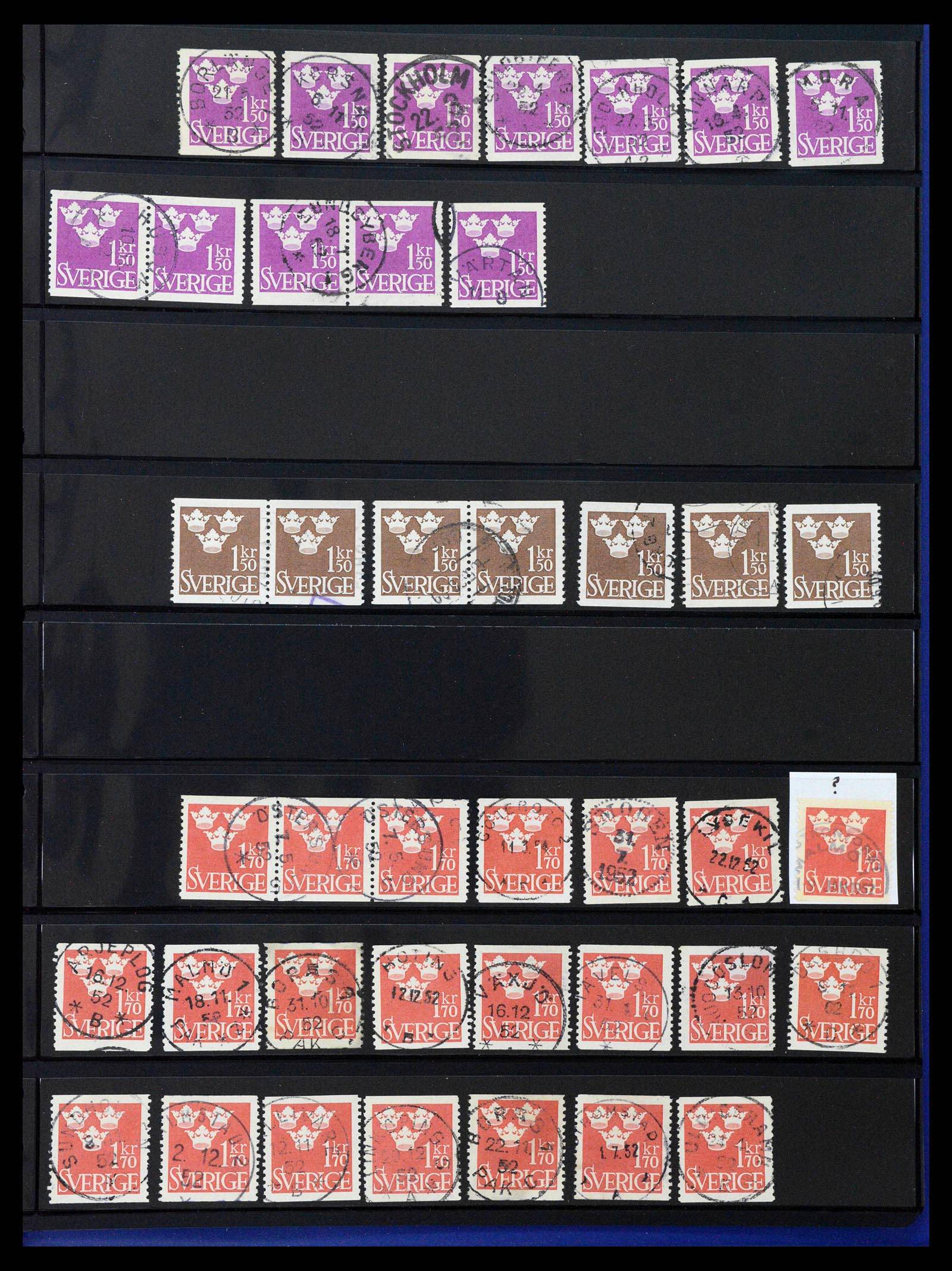 37756 0032 - Postzegelverzameling 37756 Zweden 1858-2002.