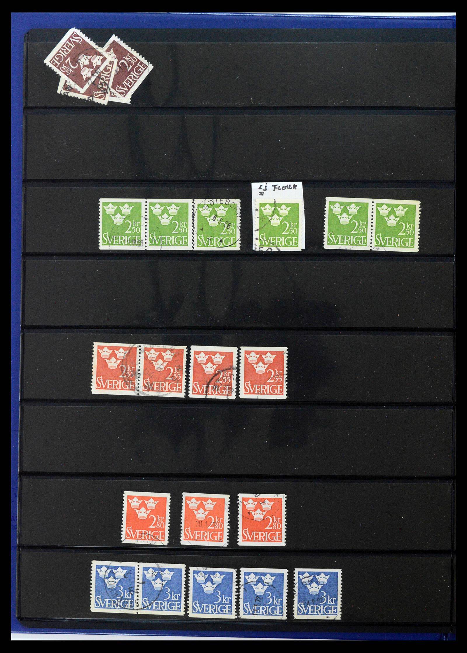 37756 0035 - Postzegelverzameling 37756 Zweden 1858-2002.