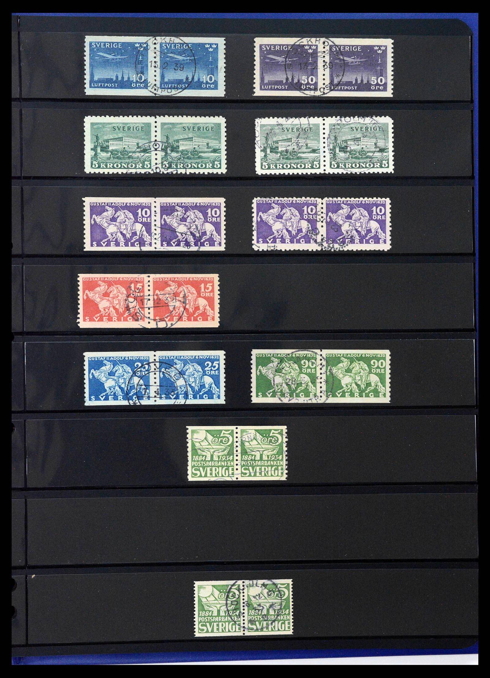 37756 0036 - Postzegelverzameling 37756 Zweden 1858-2002.