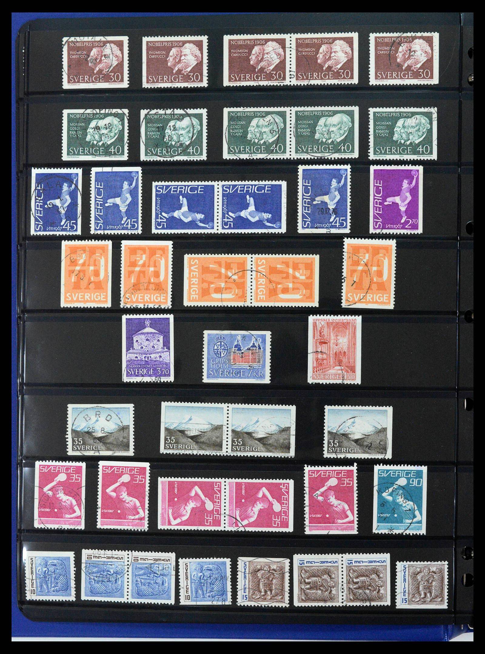 37756 0046 - Postzegelverzameling 37756 Zweden 1858-2002.