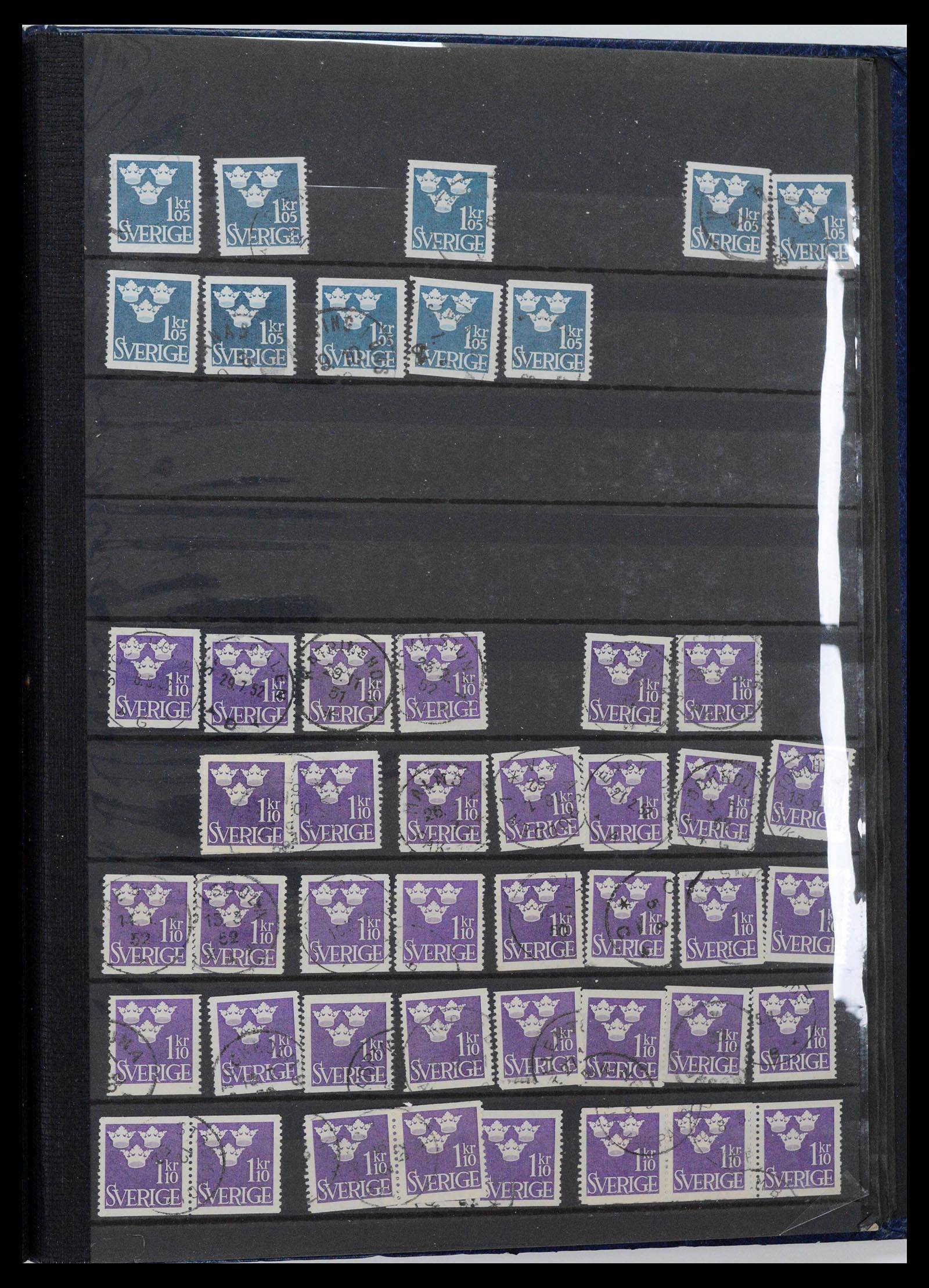 37756 0521 - Postzegelverzameling 37756 Zweden 1858-2002.