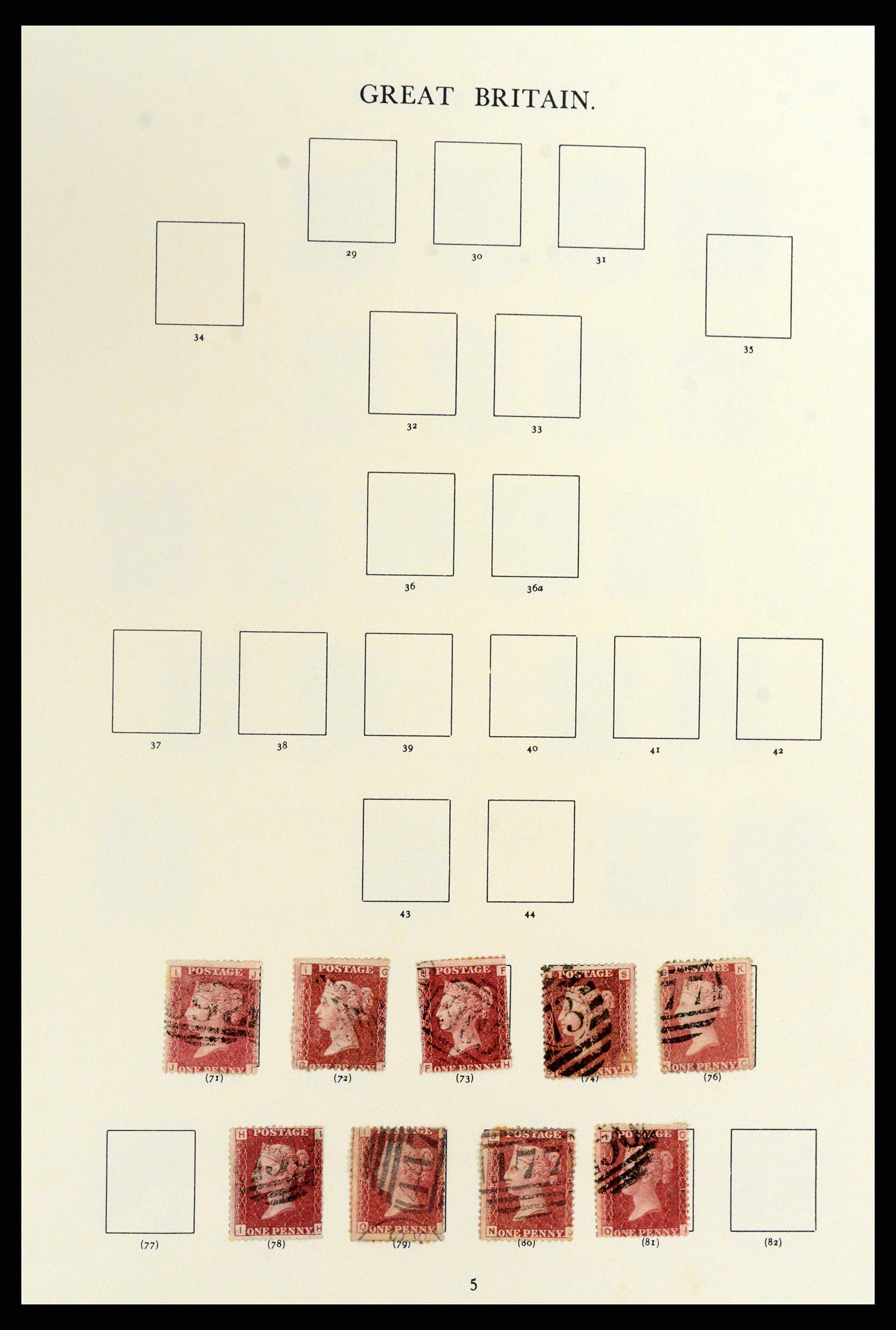 37759 002 - Postzegelverzameling 37759 Engeland en koloniën in Europa 1858-2005.