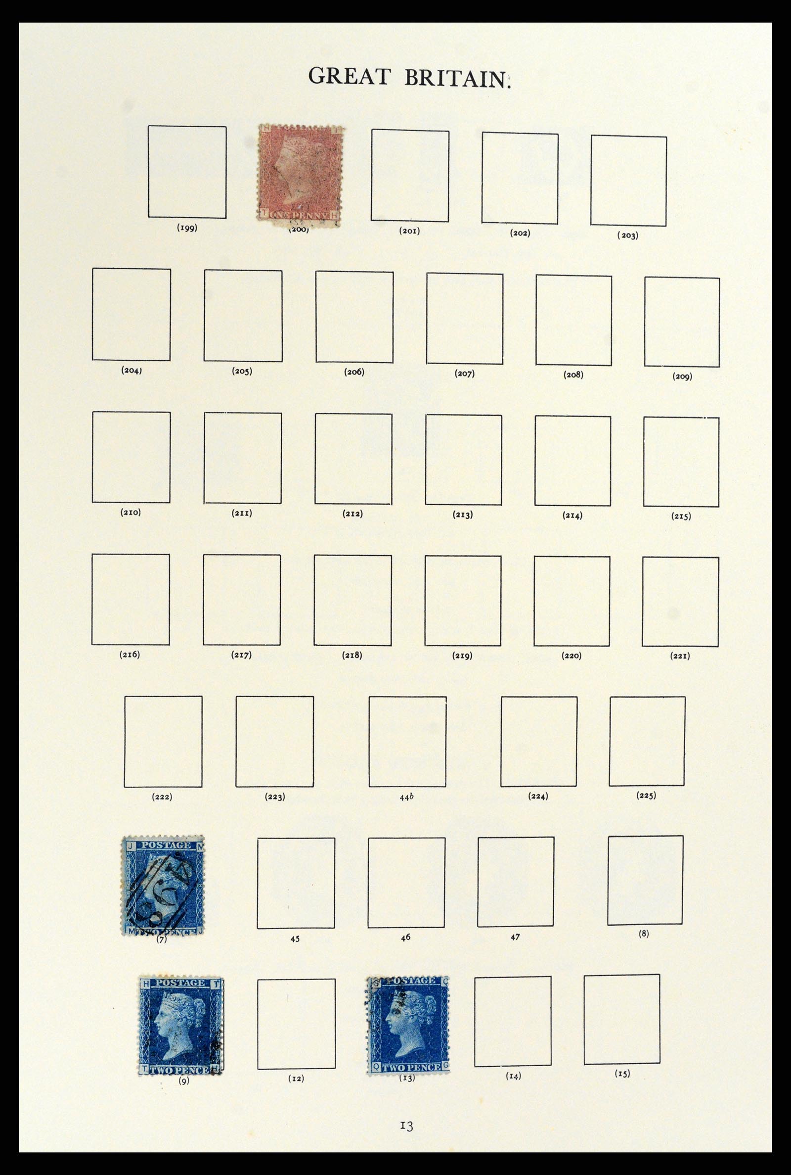 37759 006 - Postzegelverzameling 37759 Engeland en koloniën in Europa 1858-2005.