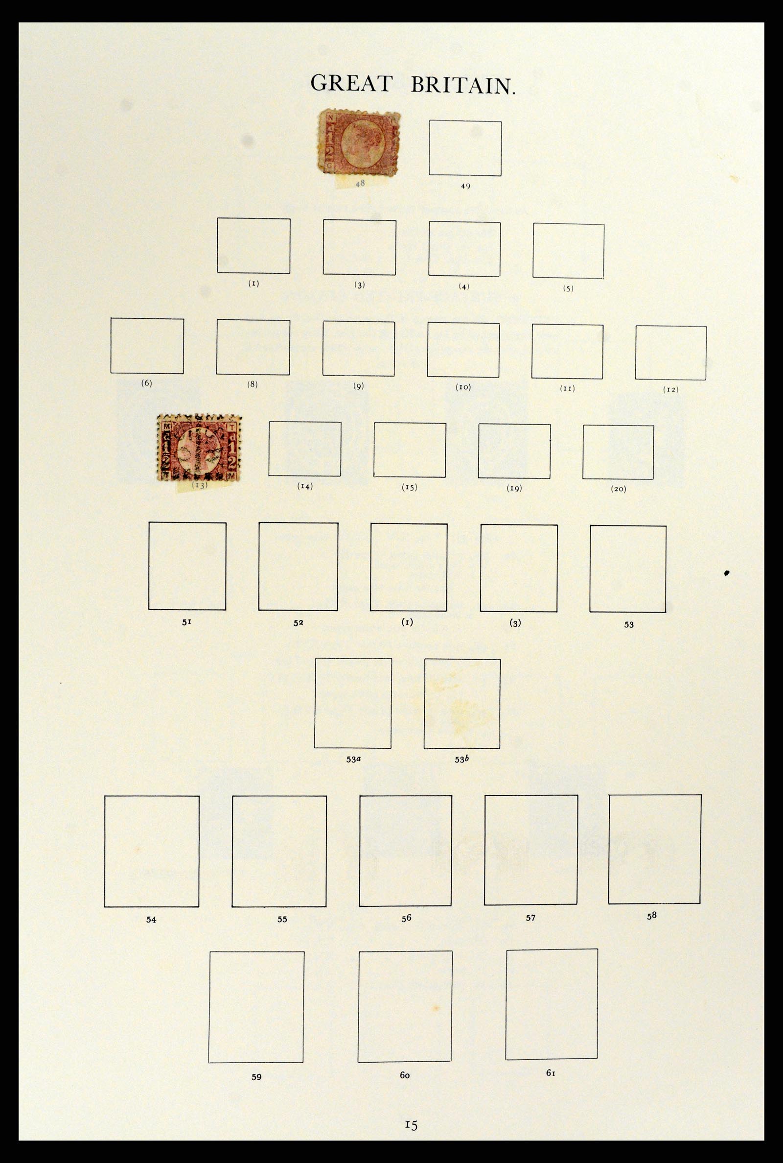 37759 007 - Stamp collection 37759 Great Britain and Colonies in Europe 1858-2005.