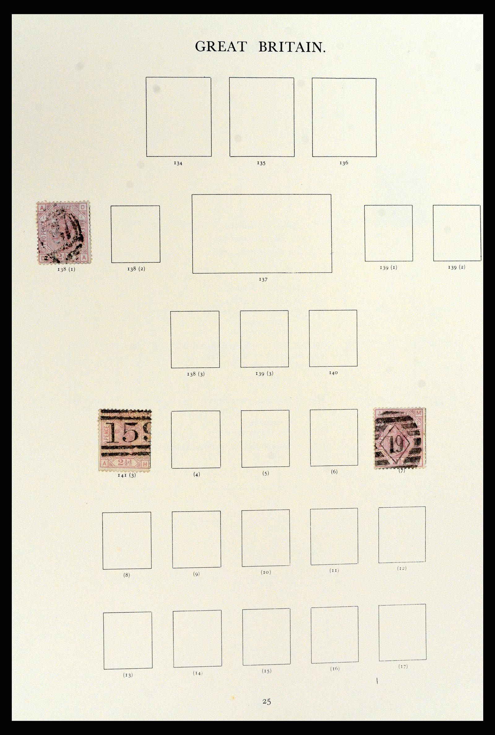 37759 010 - Postzegelverzameling 37759 Engeland en koloniën in Europa 1858-2005.