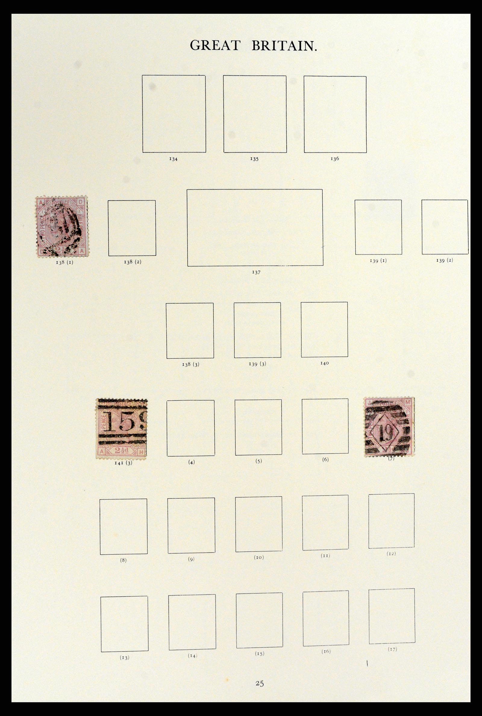 37759 010 - Stamp collection 37759 Great Britain and Colonies in Europe 1858-2005.