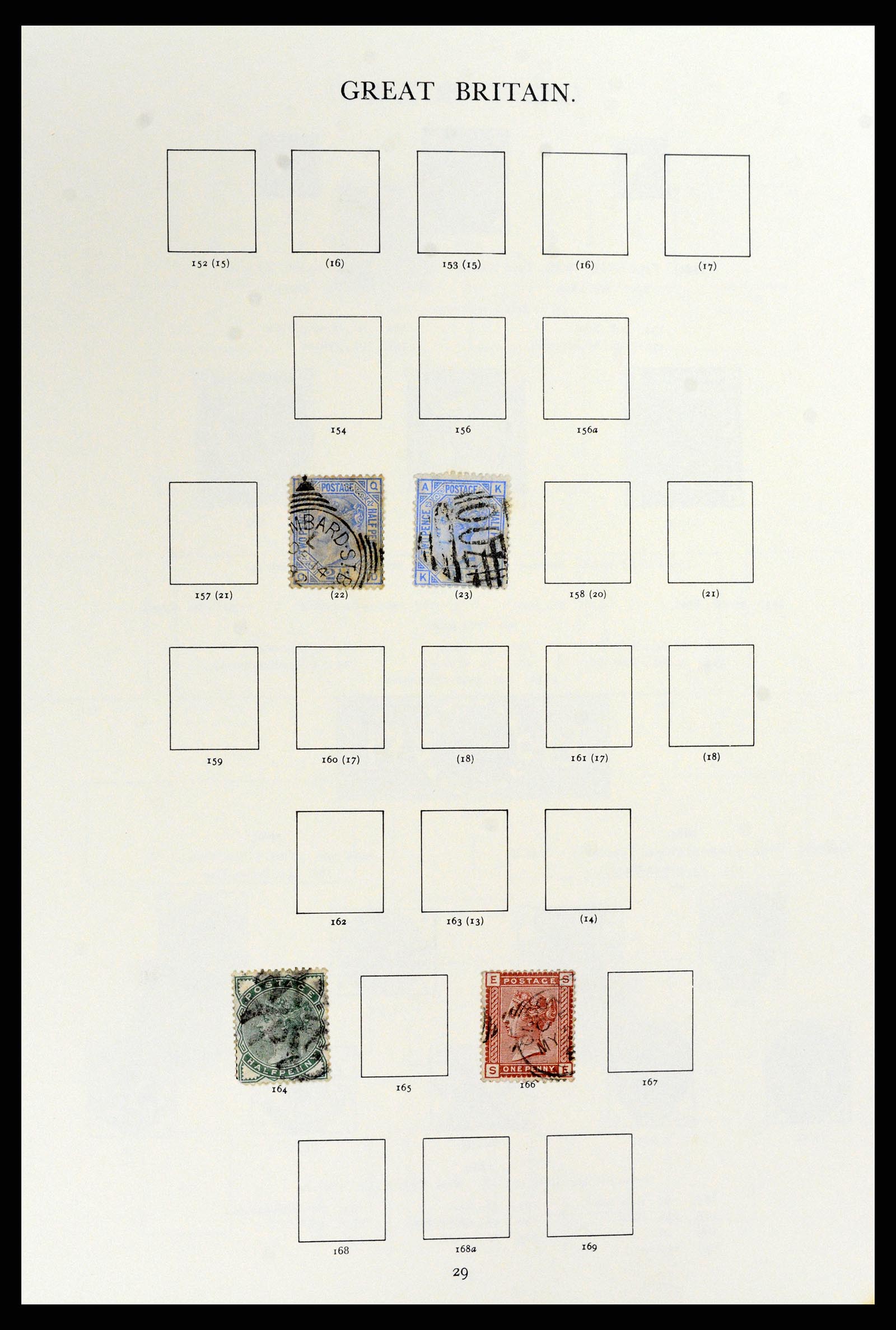 37759 012 - Postzegelverzameling 37759 Engeland en koloniën in Europa 1858-2005.