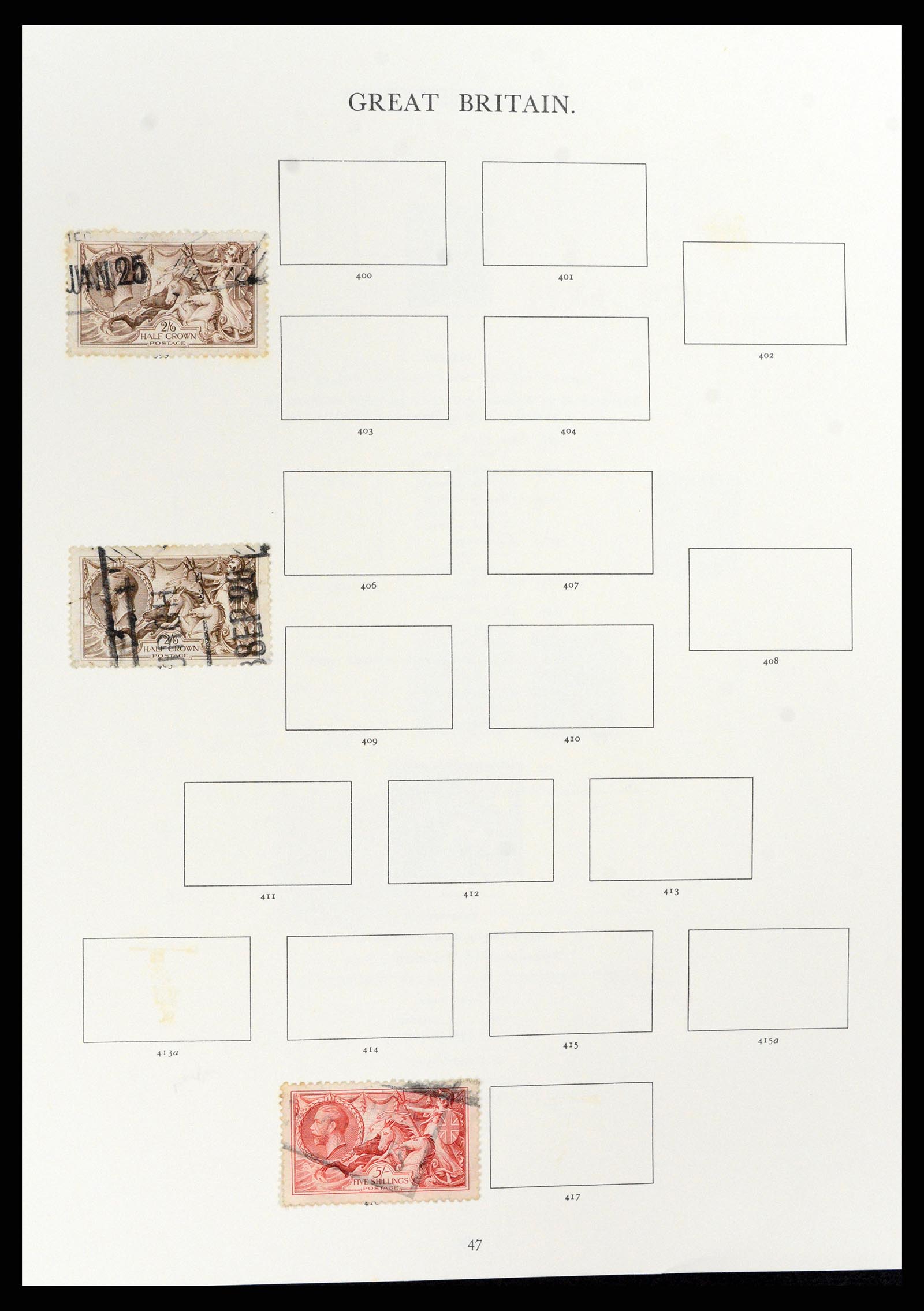 37759 020 - Stamp collection 37759 Great Britain and Colonies in Europe 1858-2005.