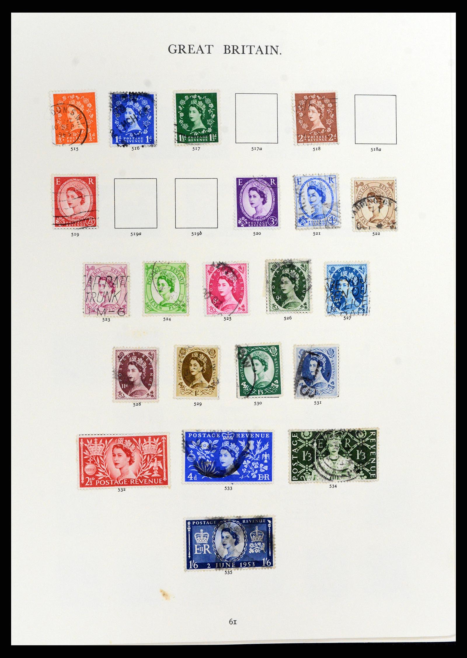 37759 027 - Postzegelverzameling 37759 Engeland en koloniën in Europa 1858-2005.