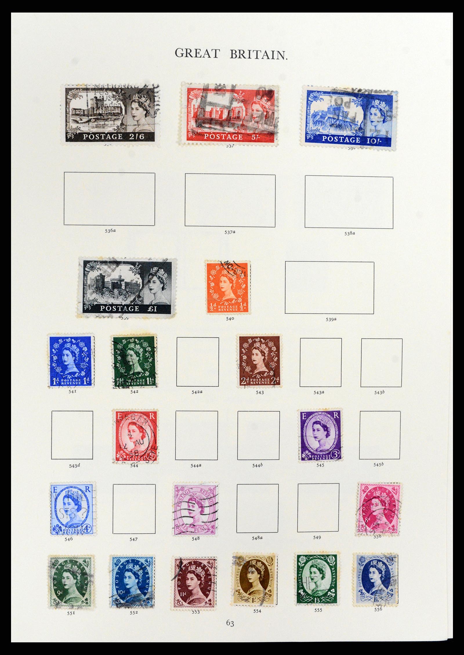 37759 028 - Postzegelverzameling 37759 Engeland en koloniën in Europa 1858-2005.