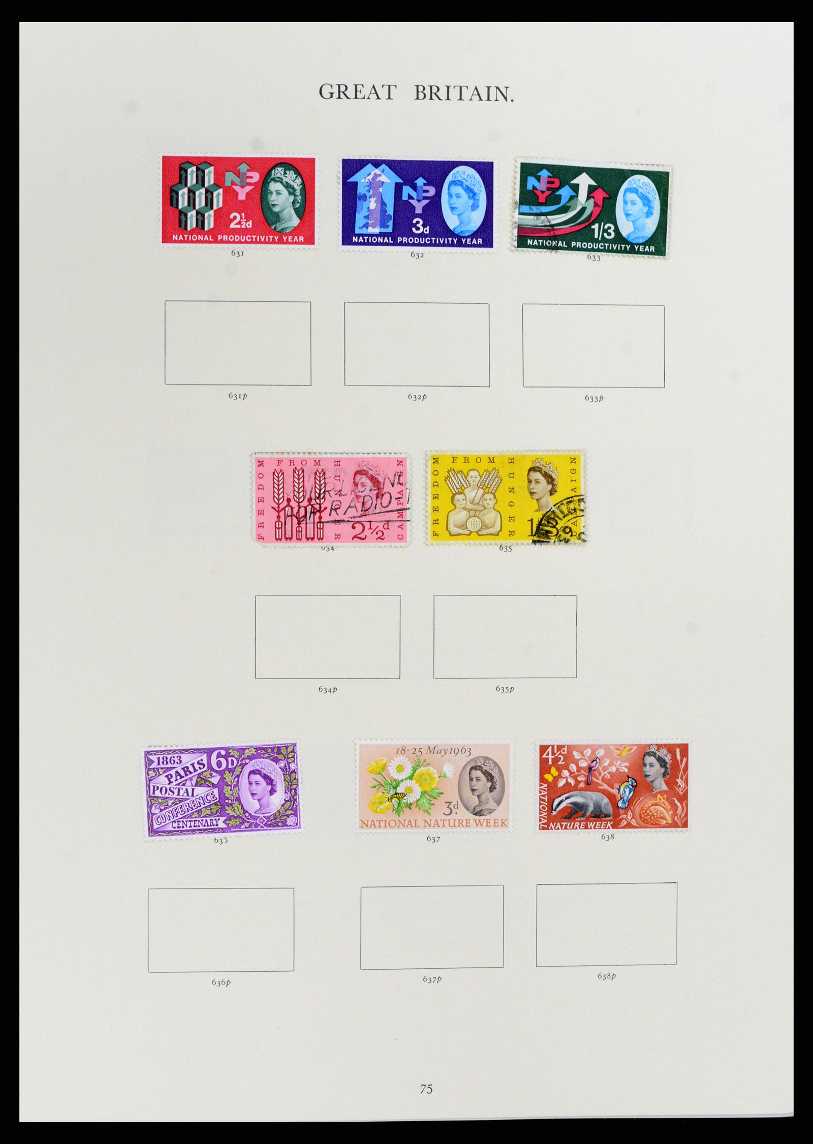 37759 033 - Postzegelverzameling 37759 Engeland en koloniën in Europa 1858-2005.