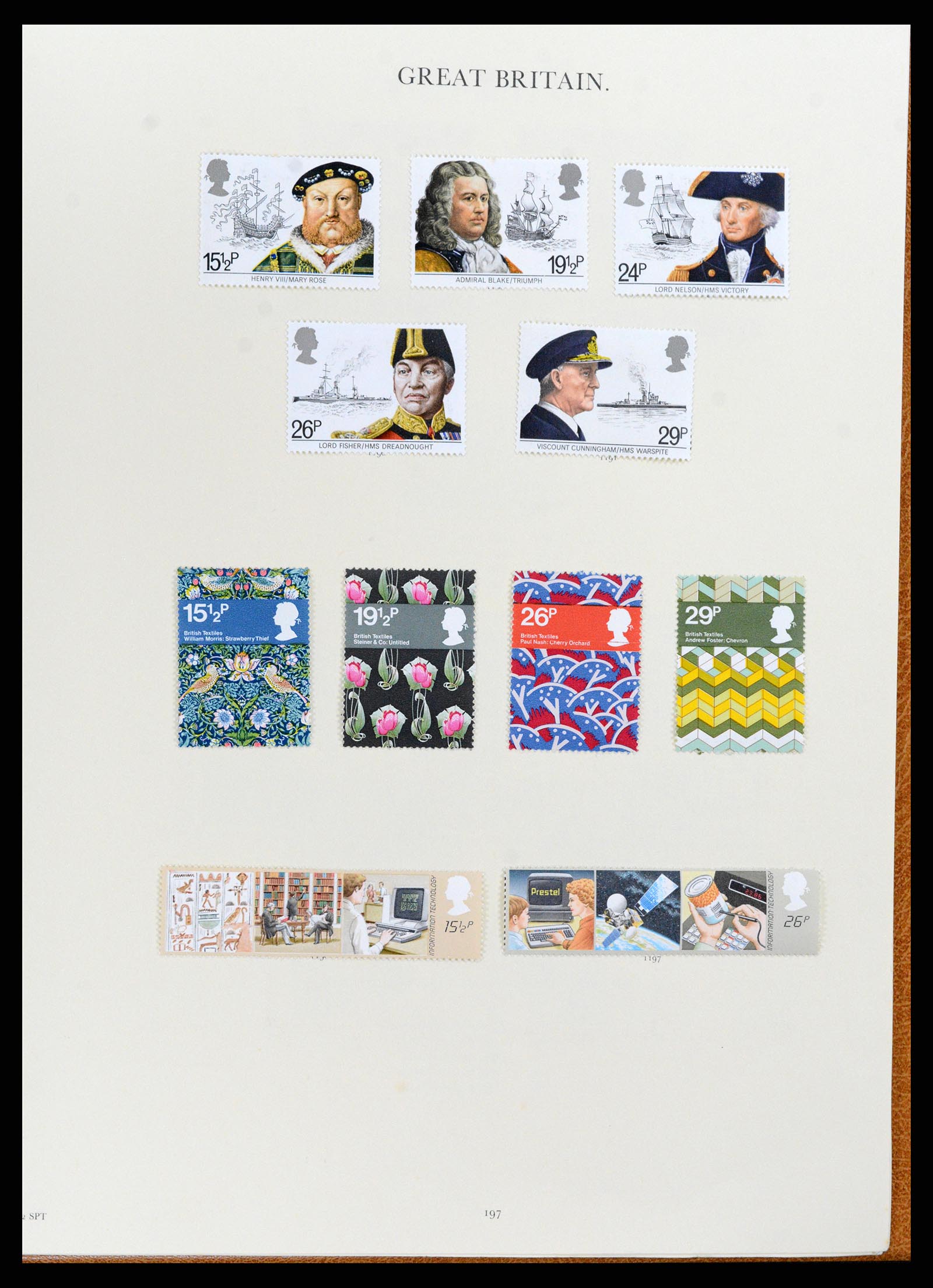 37759 090 - Stamp collection 37759 Great Britain and Colonies in Europe 1858-2005.