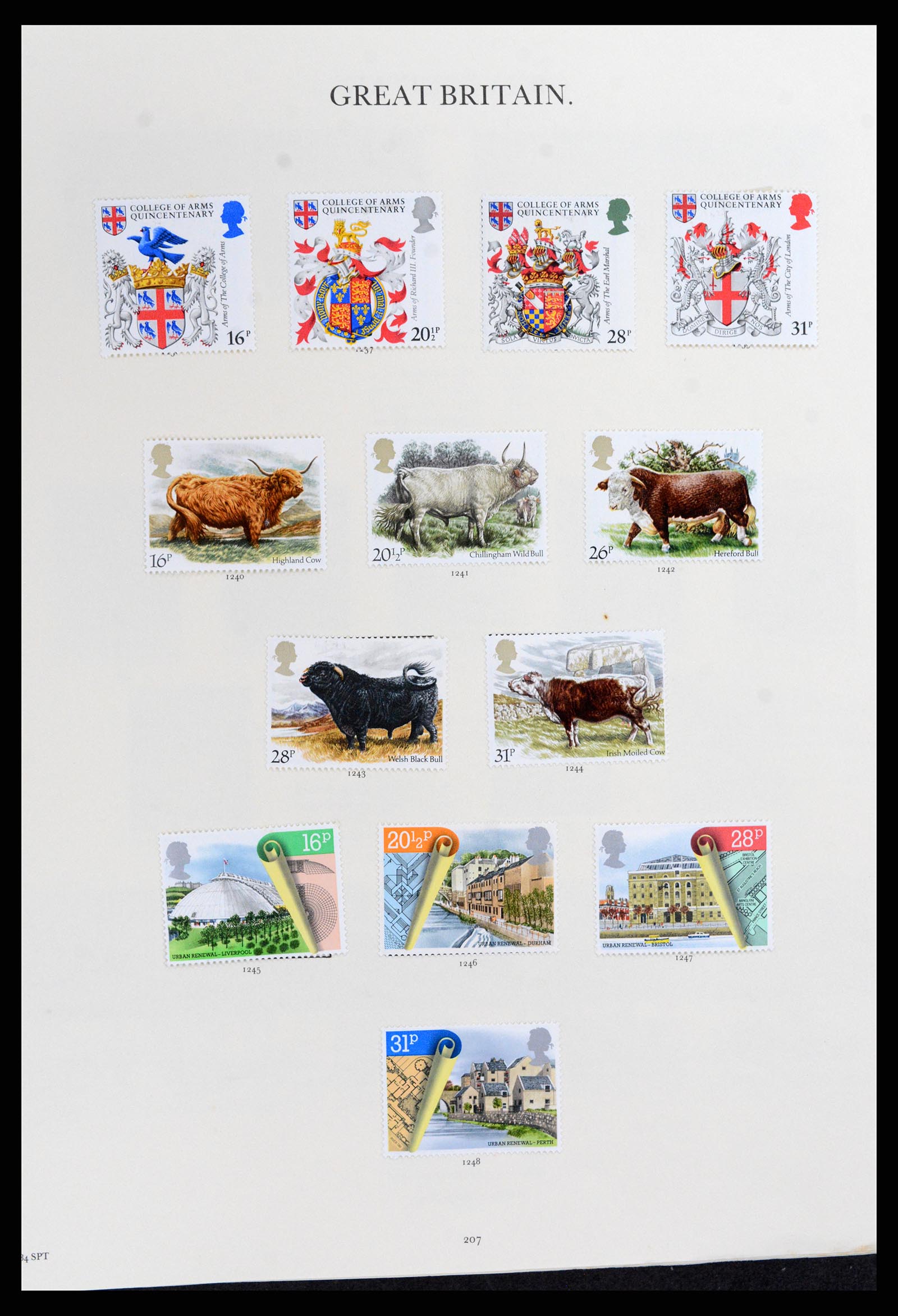 37759 095 - Stamp collection 37759 Great Britain and Colonies in Europe 1858-2005.
