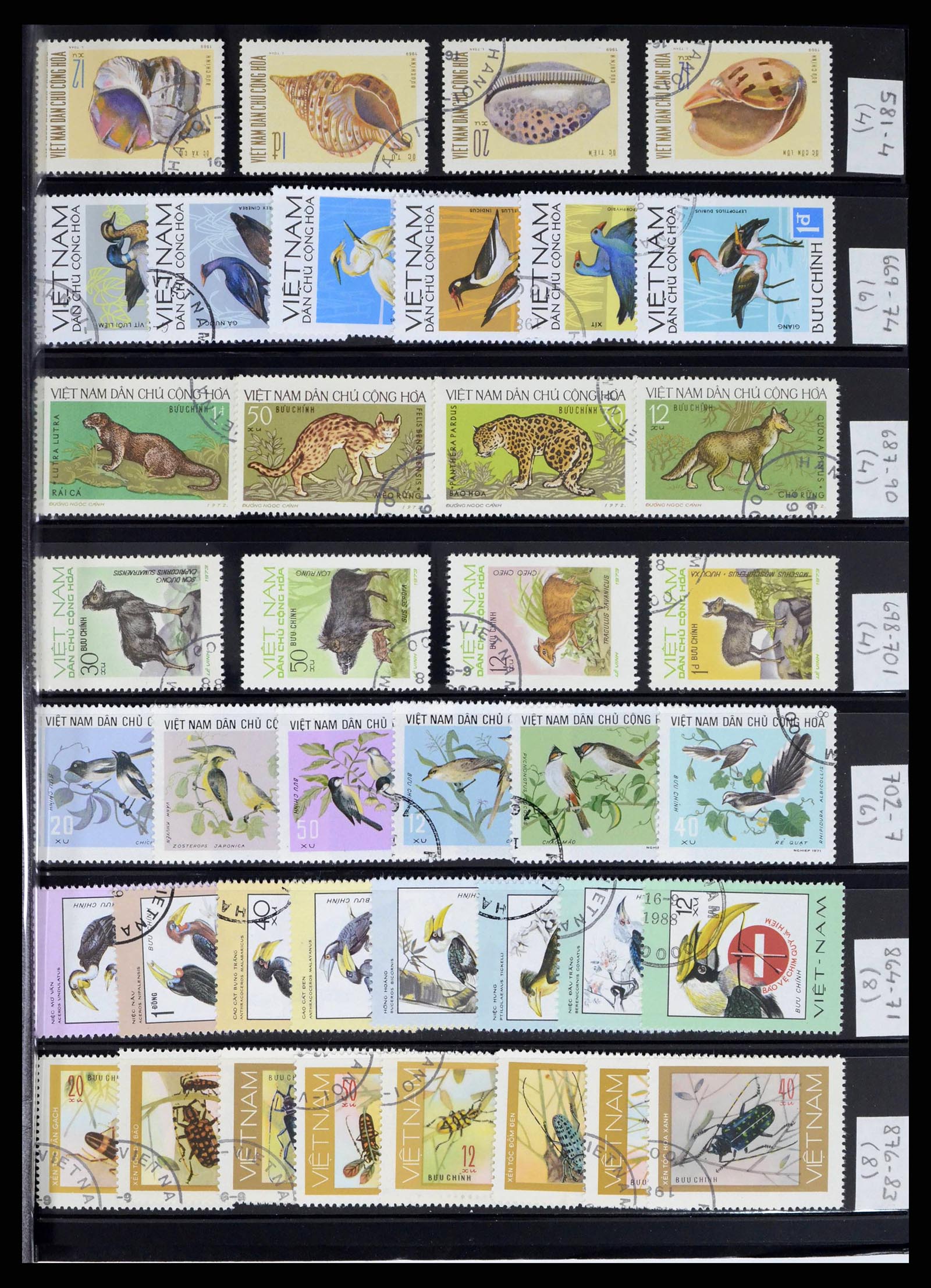 37760 0022 - Postzegelverzameling 37760 Azië 1887-2011