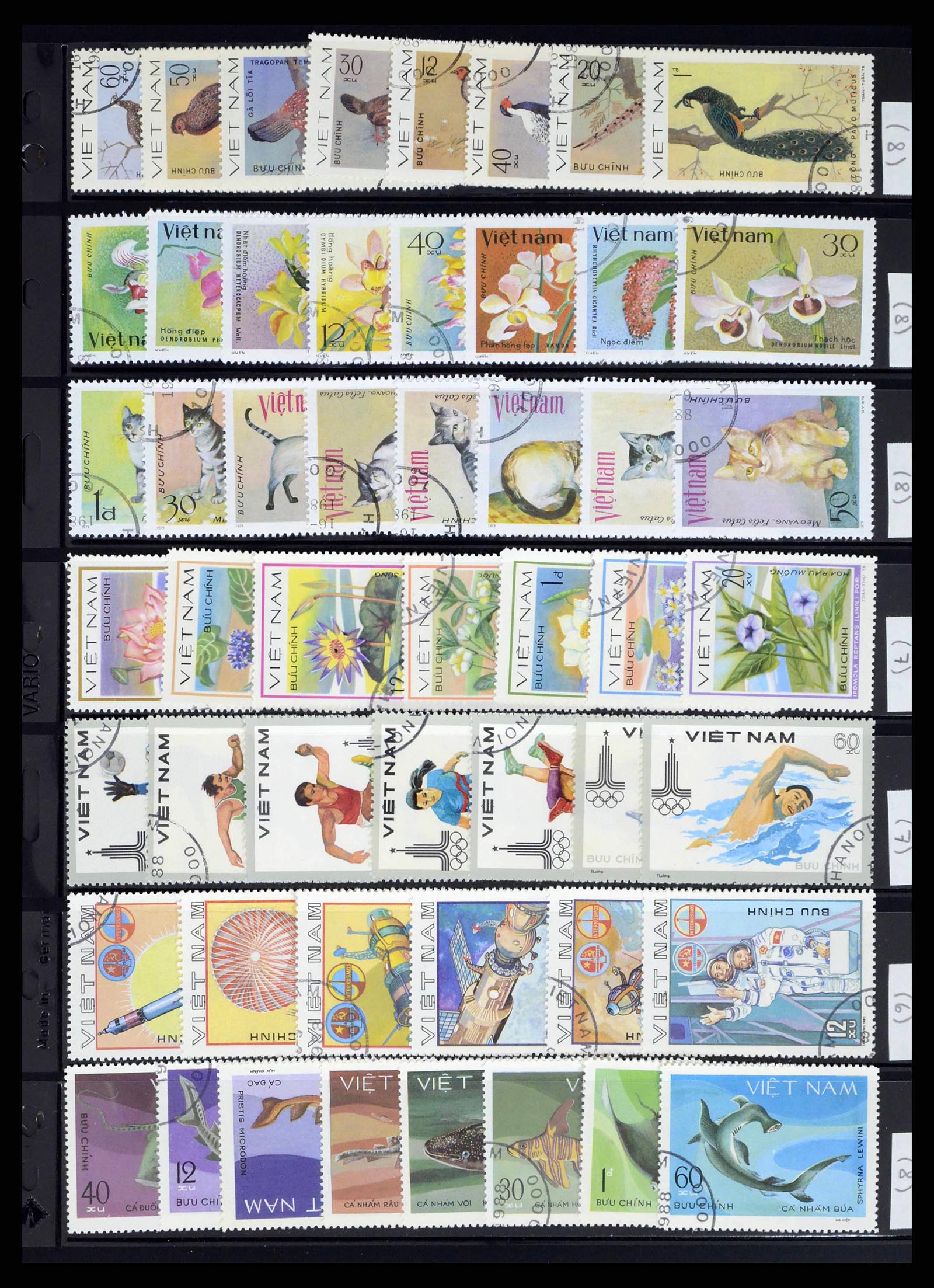 37760 0024 - Postzegelverzameling 37760 Azië 1887-2011