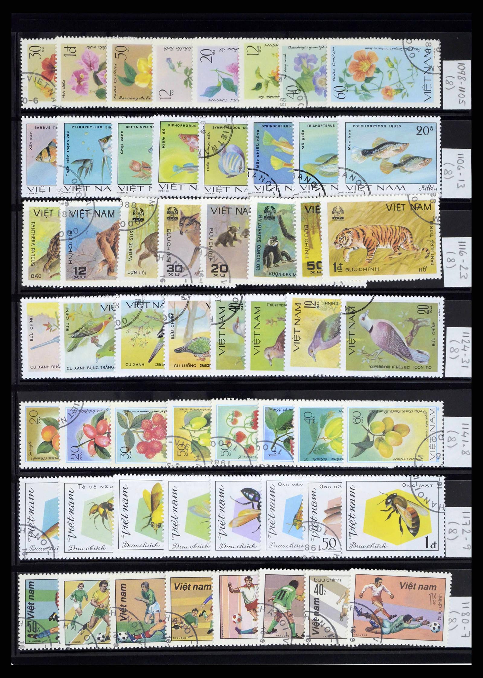 37760 0025 - Postzegelverzameling 37760 Azië 1887-2011