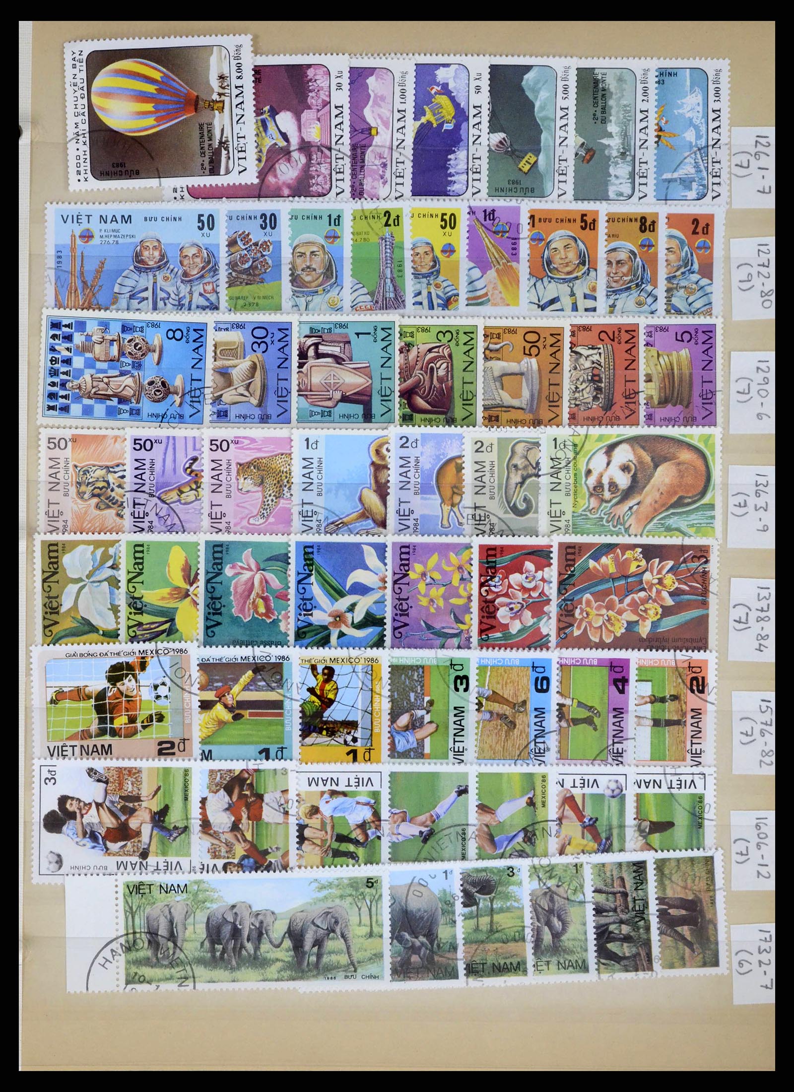 37760 0036 - Postzegelverzameling 37760 Azië 1887-2011