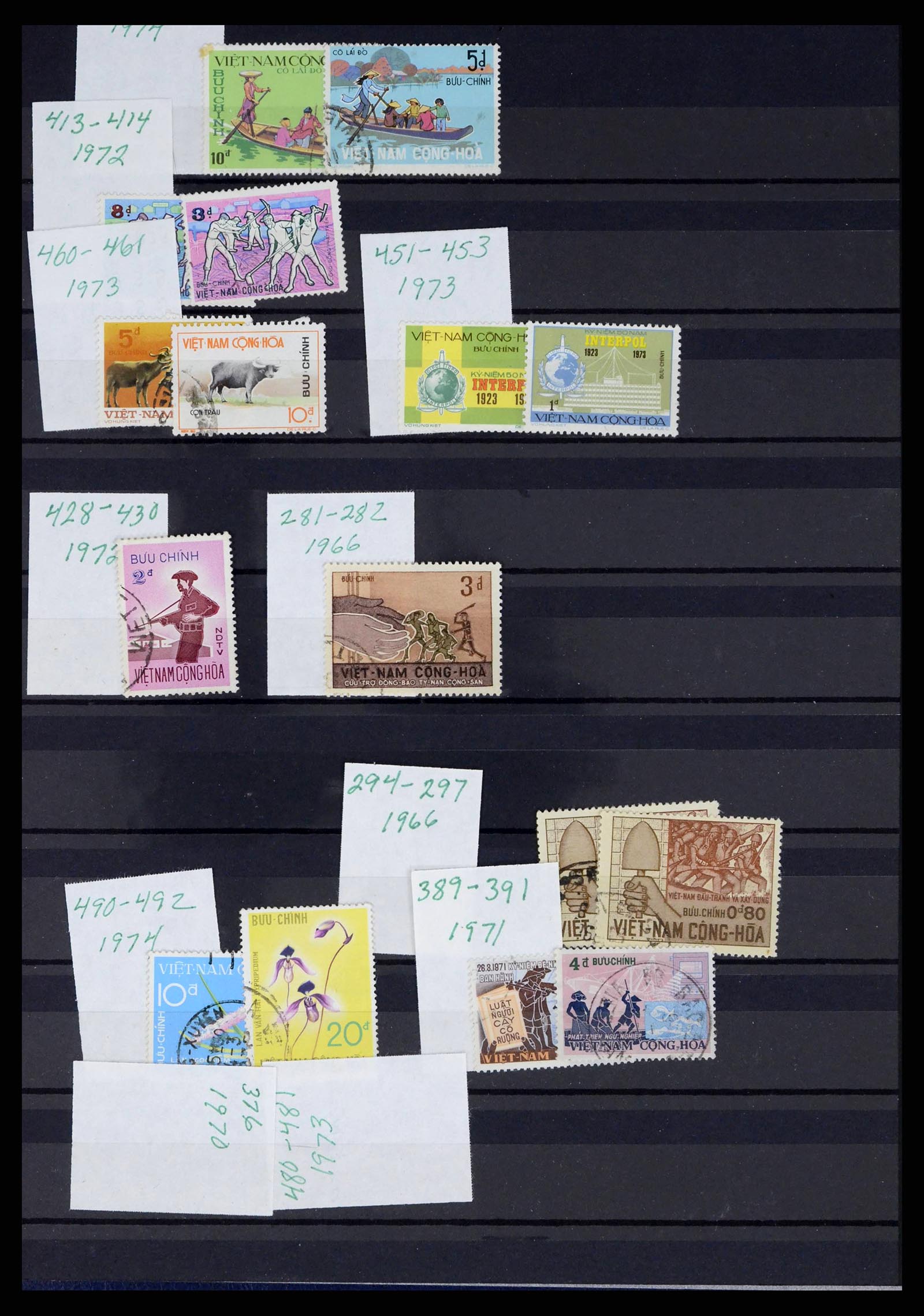 37760 0045 - Postzegelverzameling 37760 Azië 1887-2011