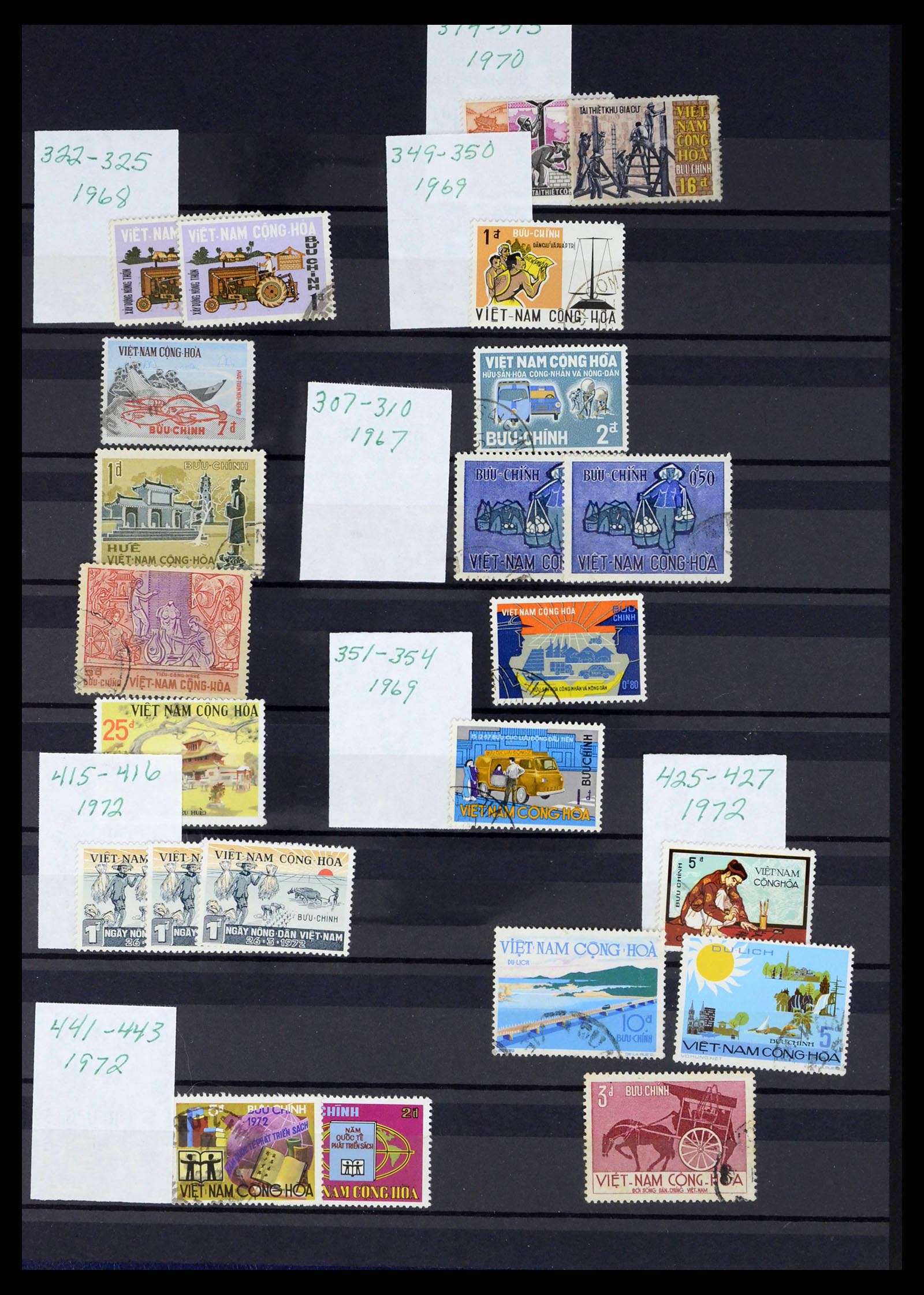 37760 0047 - Postzegelverzameling 37760 Azië 1887-2011