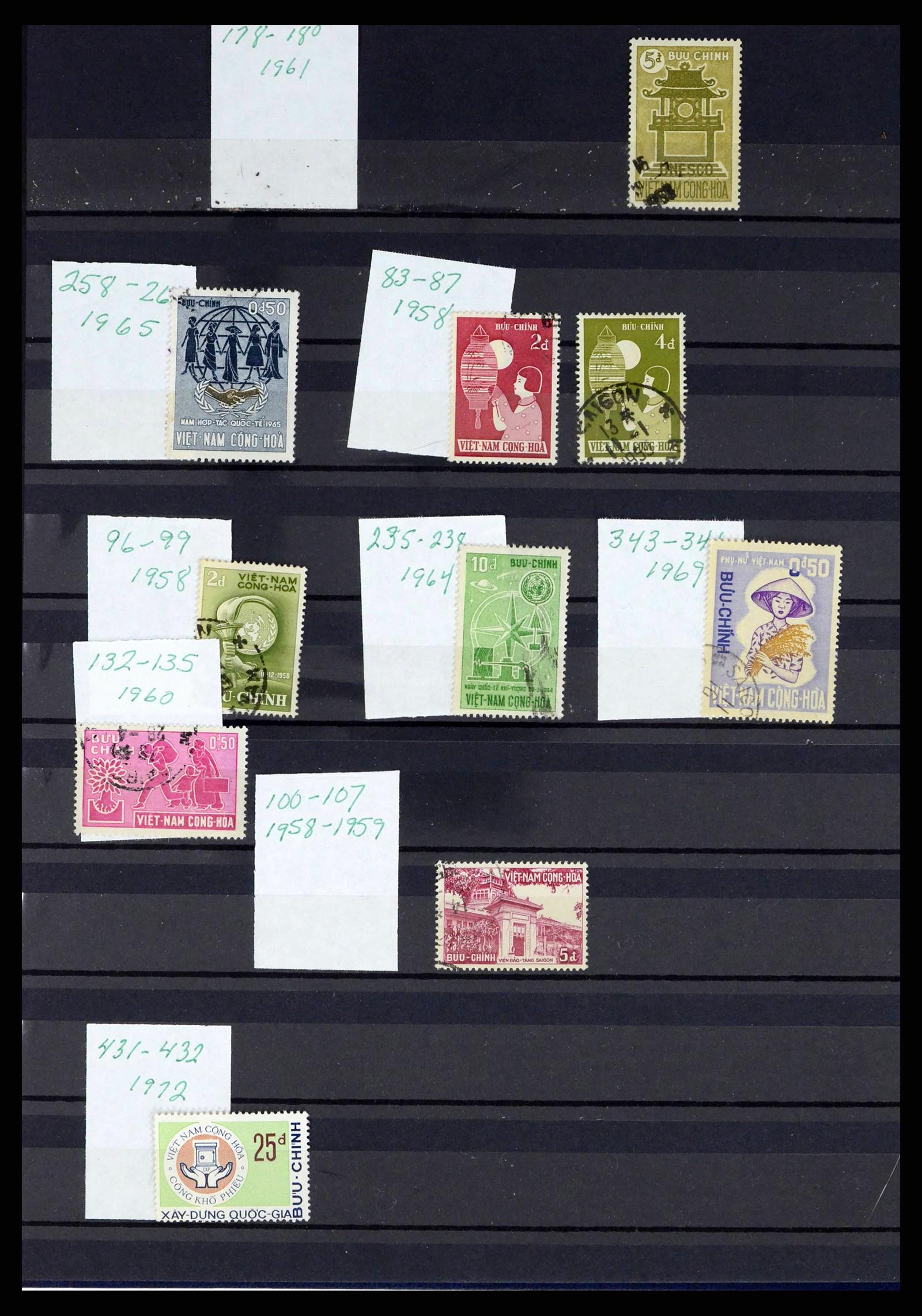 37760 0050 - Postzegelverzameling 37760 Azië 1887-2011