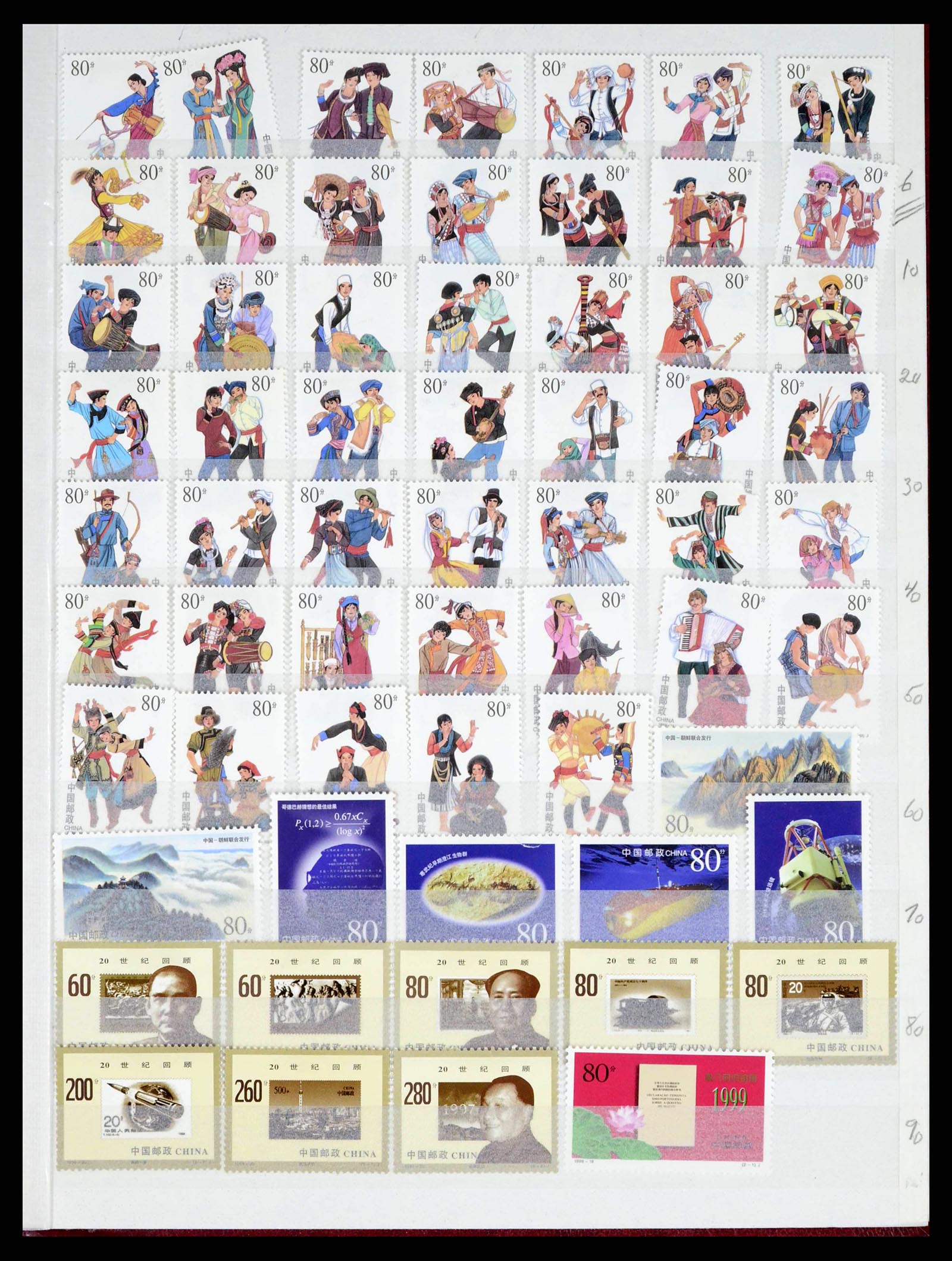 37760 1075 - Stamp collection 37760 Asia 1887-2011.