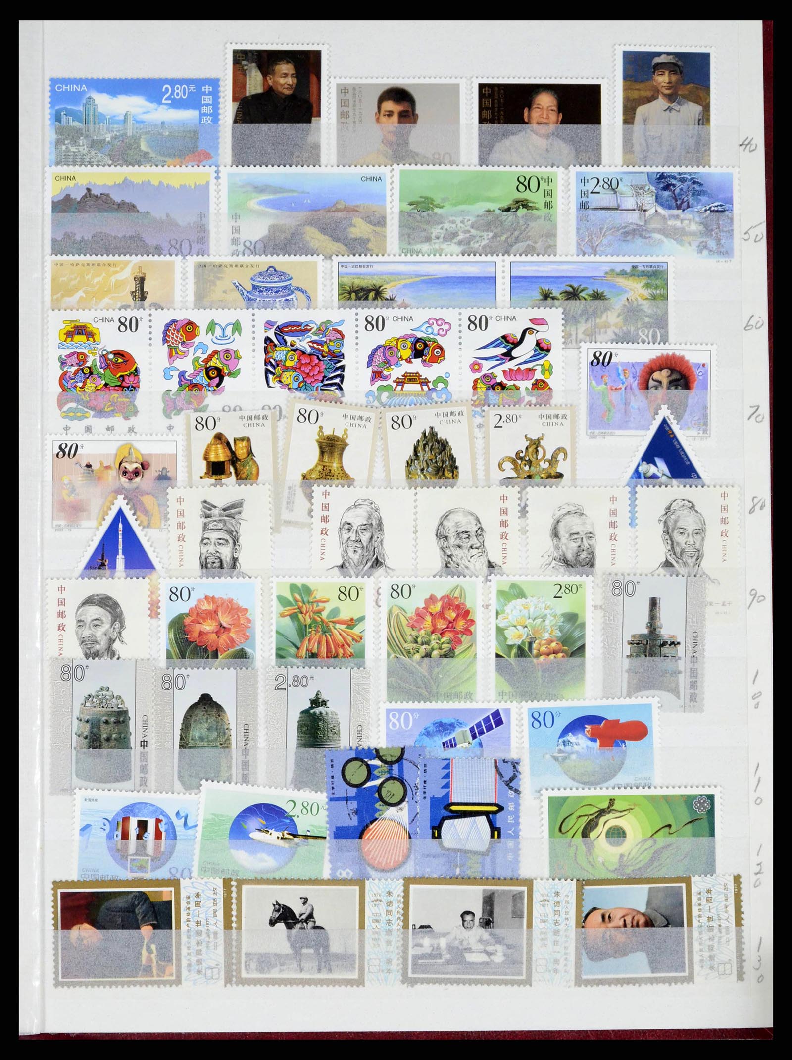 37760 1077 - Postzegelverzameling 37760 Azië 1887-2011