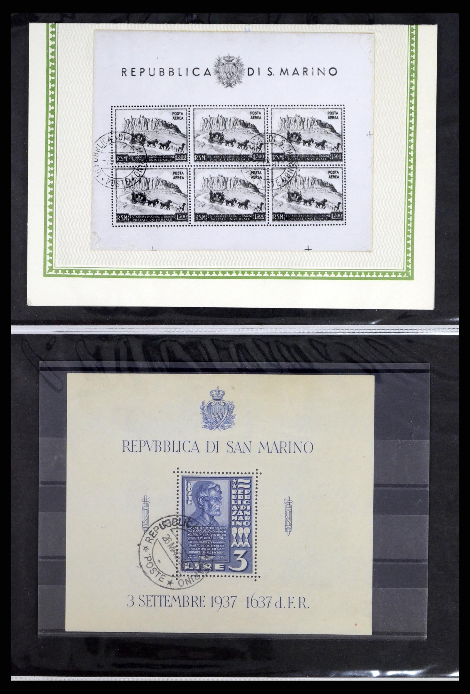 37764 001 - Postzegelverzameling 37764 San Marino 1877-1982.