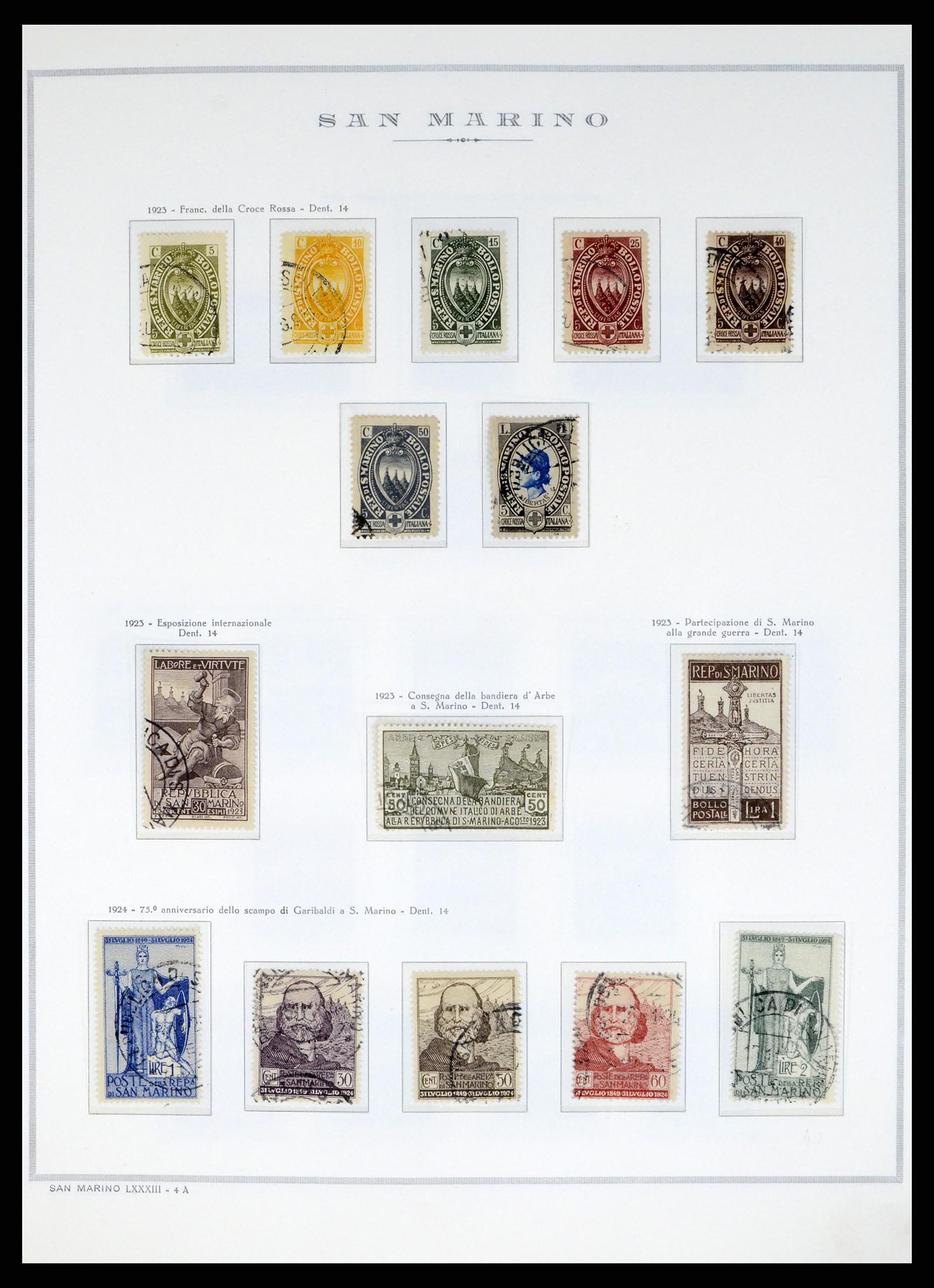 37764 007 - Postzegelverzameling 37764 San Marino 1877-1982.
