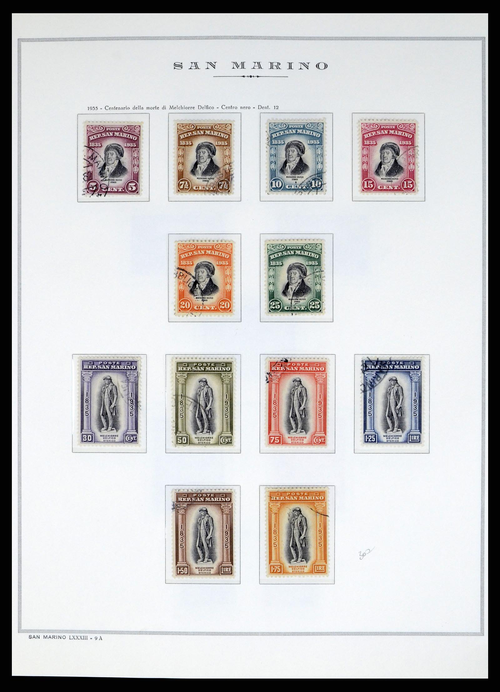 37764 014 - Postzegelverzameling 37764 San Marino 1877-1982.
