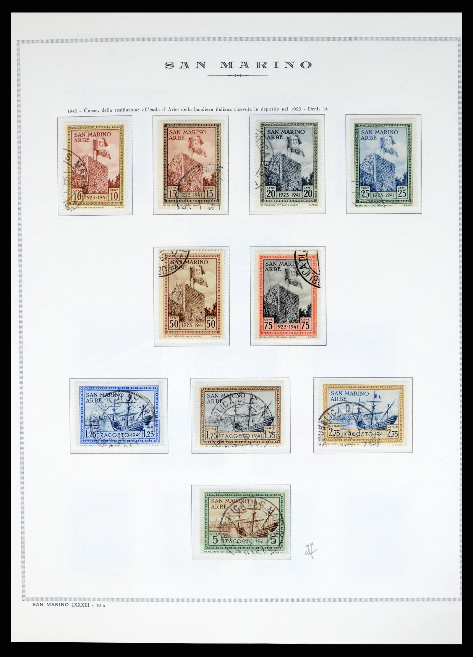 37764 016 - Postzegelverzameling 37764 San Marino 1877-1982.