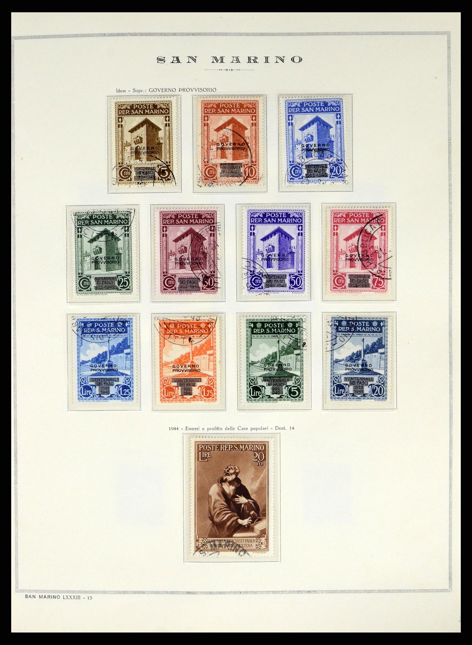 37764 020 - Postzegelverzameling 37764 San Marino 1877-1982.