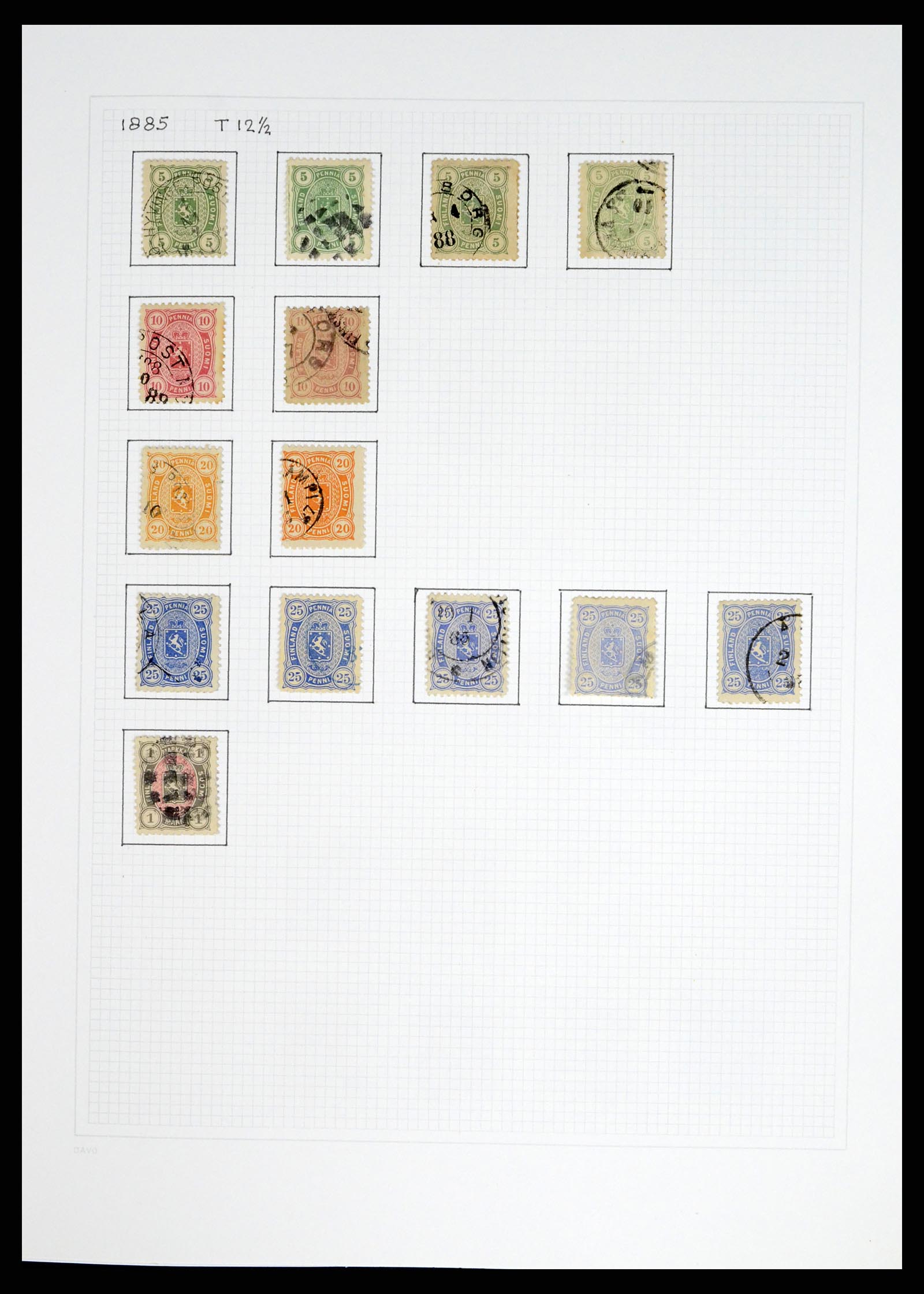37765 005 - Postzegelverzameling 37765 Finland 1866-2016!