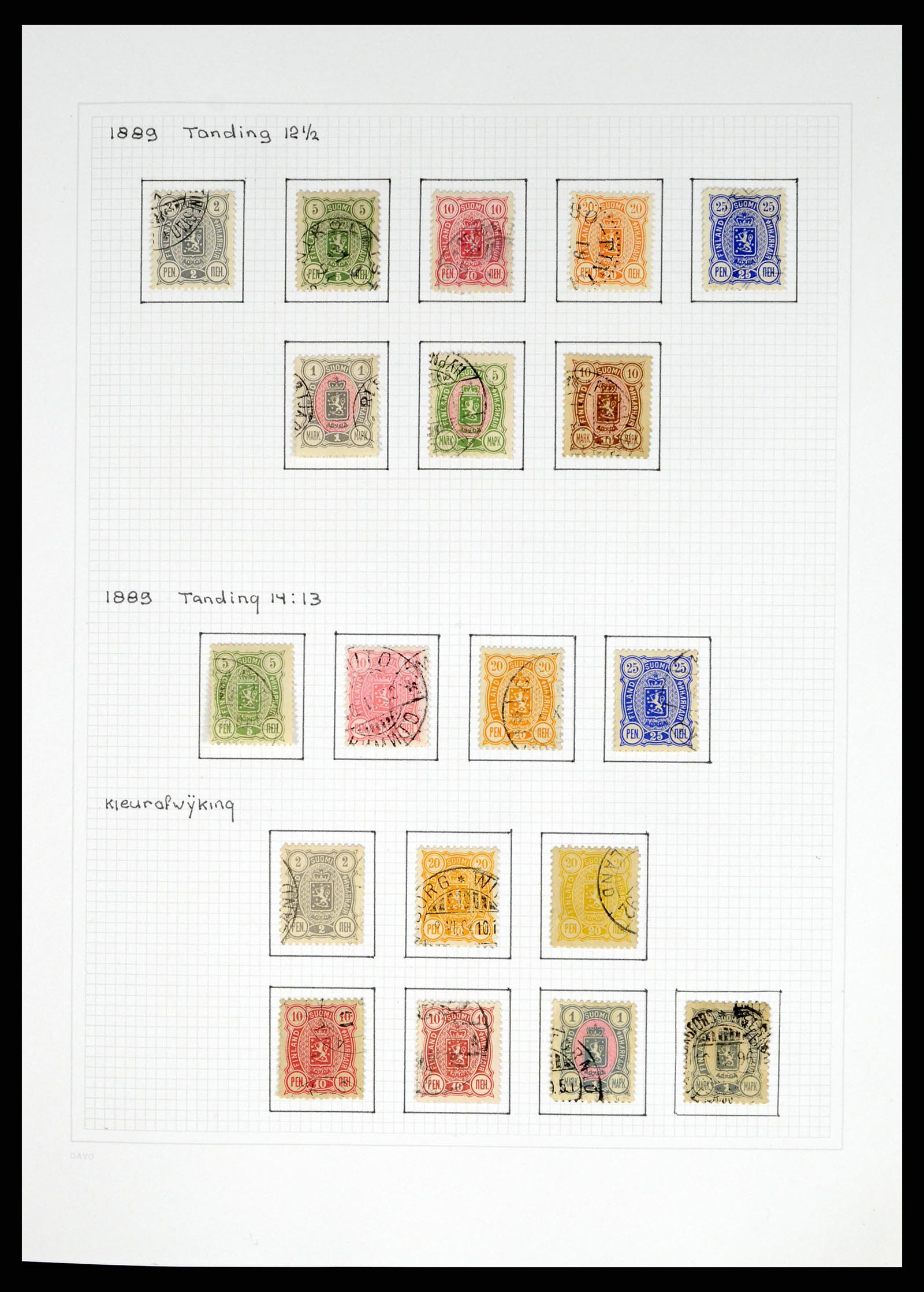 37765 006 - Postzegelverzameling 37765 Finland 1866-2016!