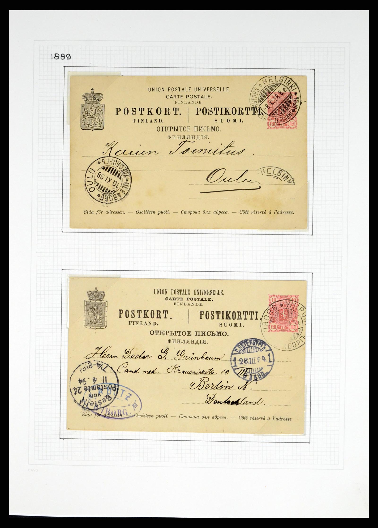 37765 008 - Postzegelverzameling 37765 Finland 1866-2016!