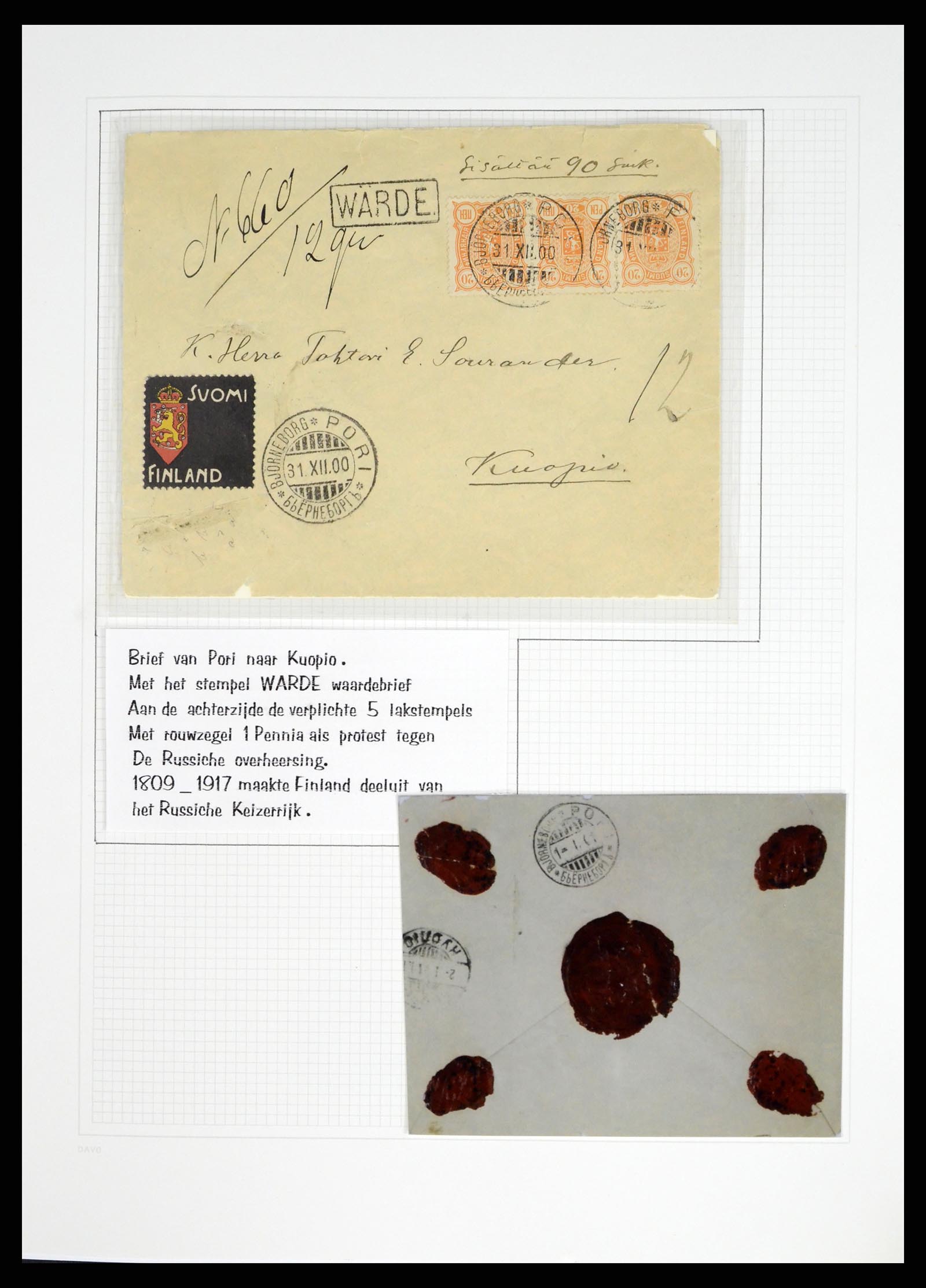 37765 010 - Postzegelverzameling 37765 Finland 1866-2016!