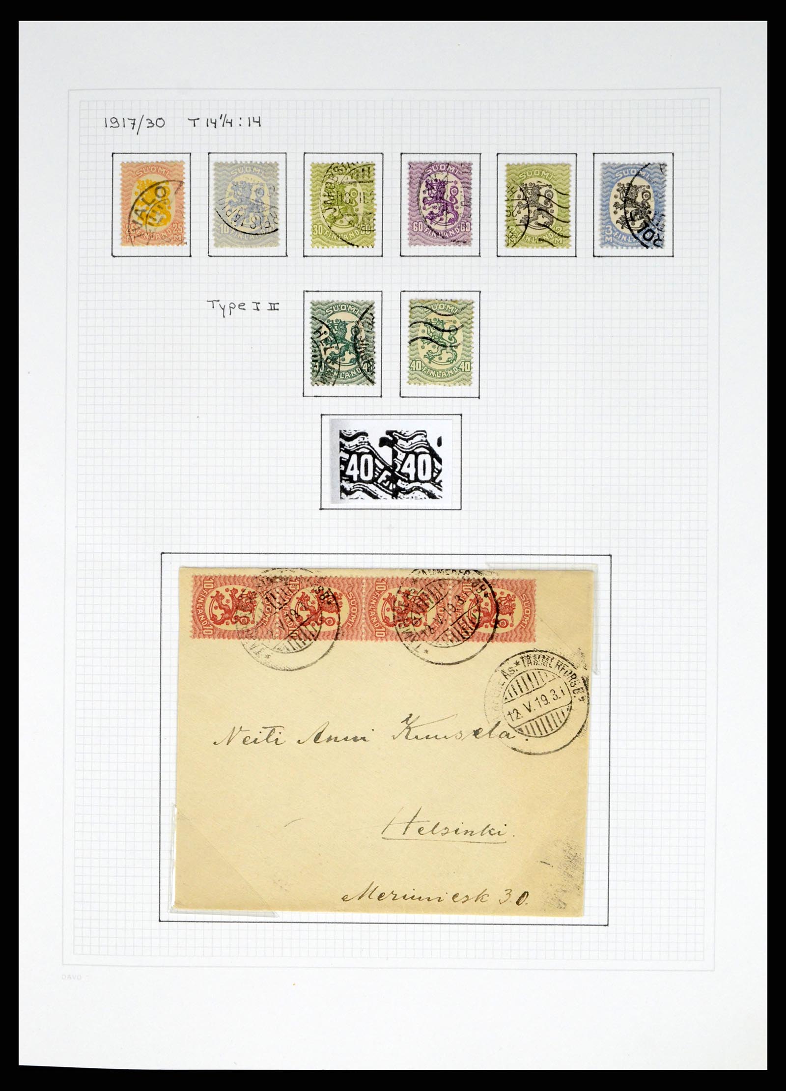 37765 019 - Postzegelverzameling 37765 Finland 1866-2016!