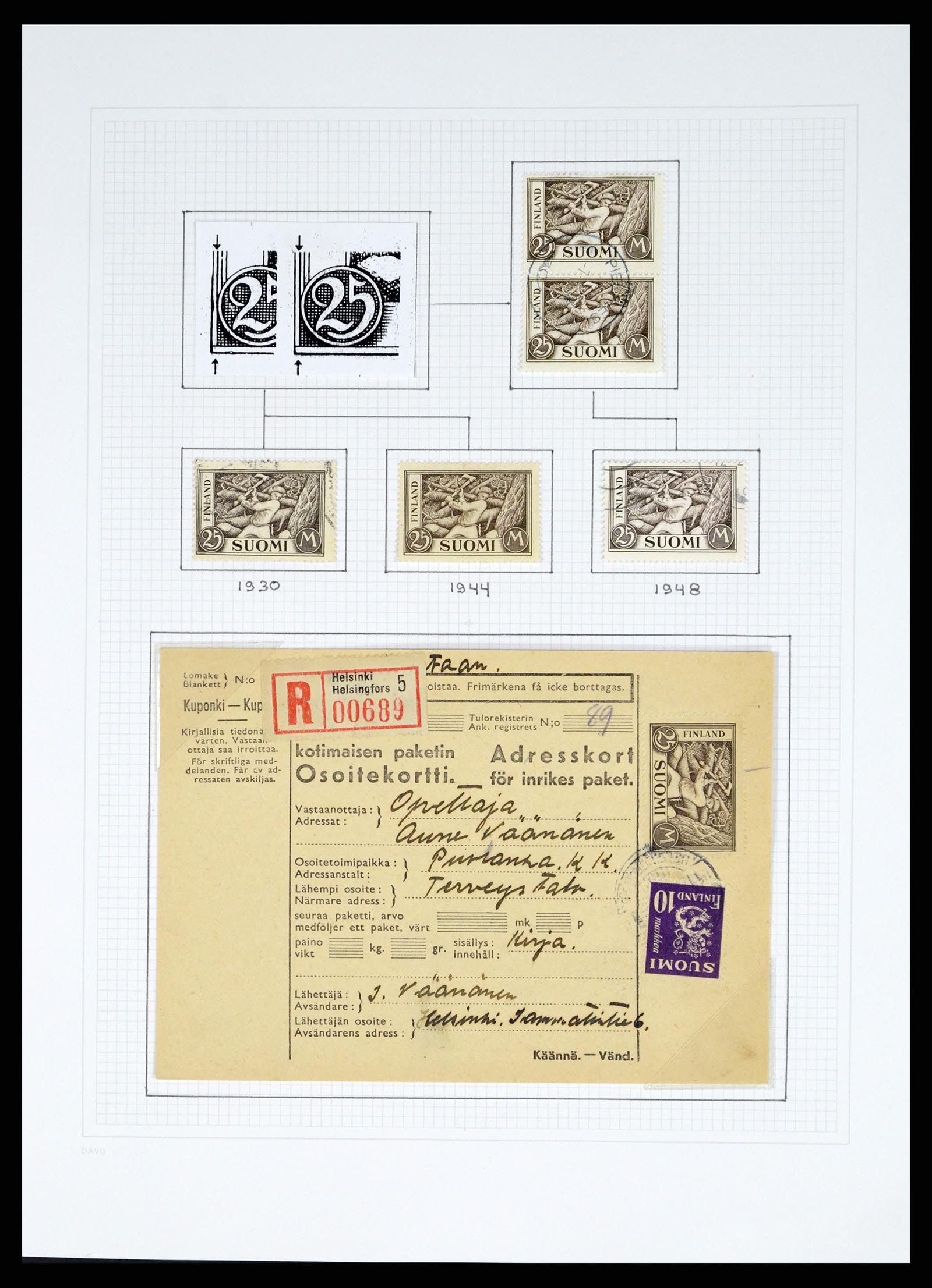 37765 033 - Postzegelverzameling 37765 Finland 1866-2016!
