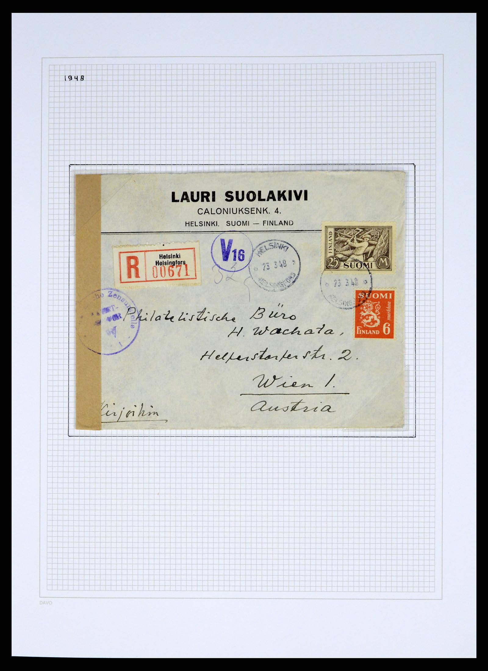 37765 034 - Postzegelverzameling 37765 Finland 1866-2016!