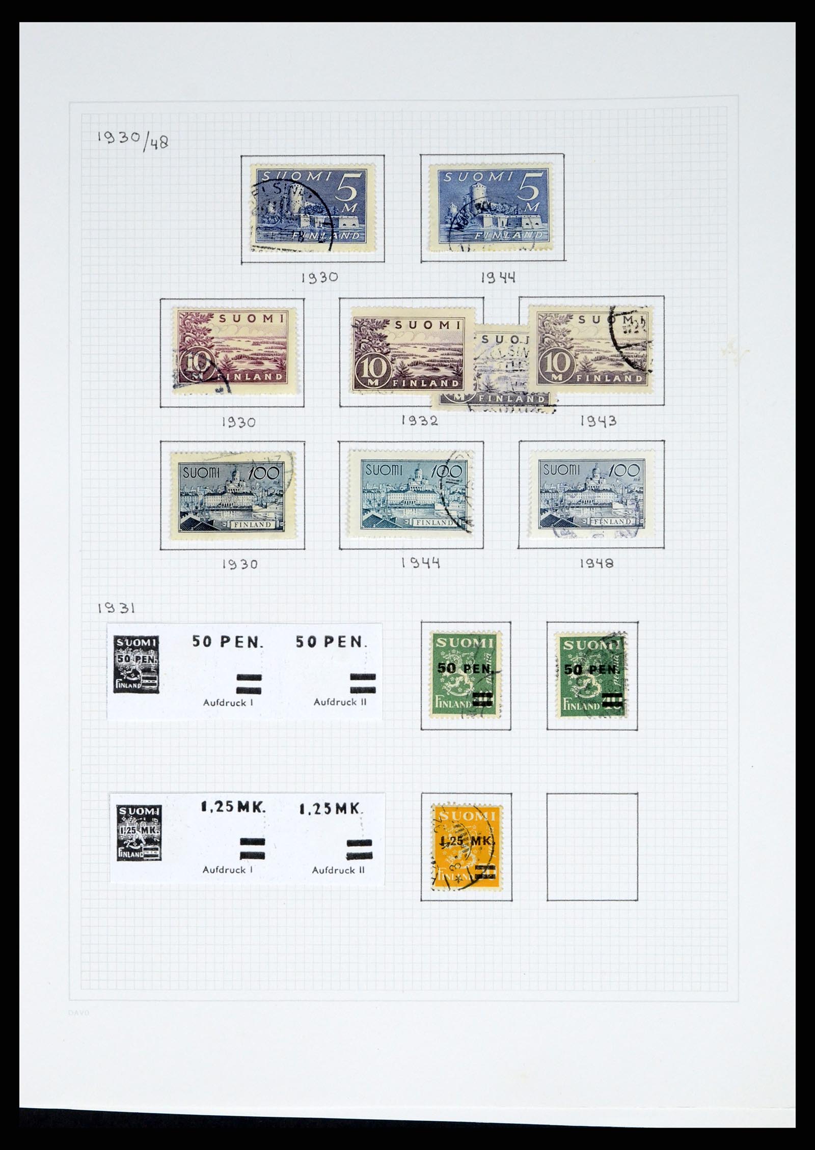 37765 036 - Postzegelverzameling 37765 Finland 1866-2016!