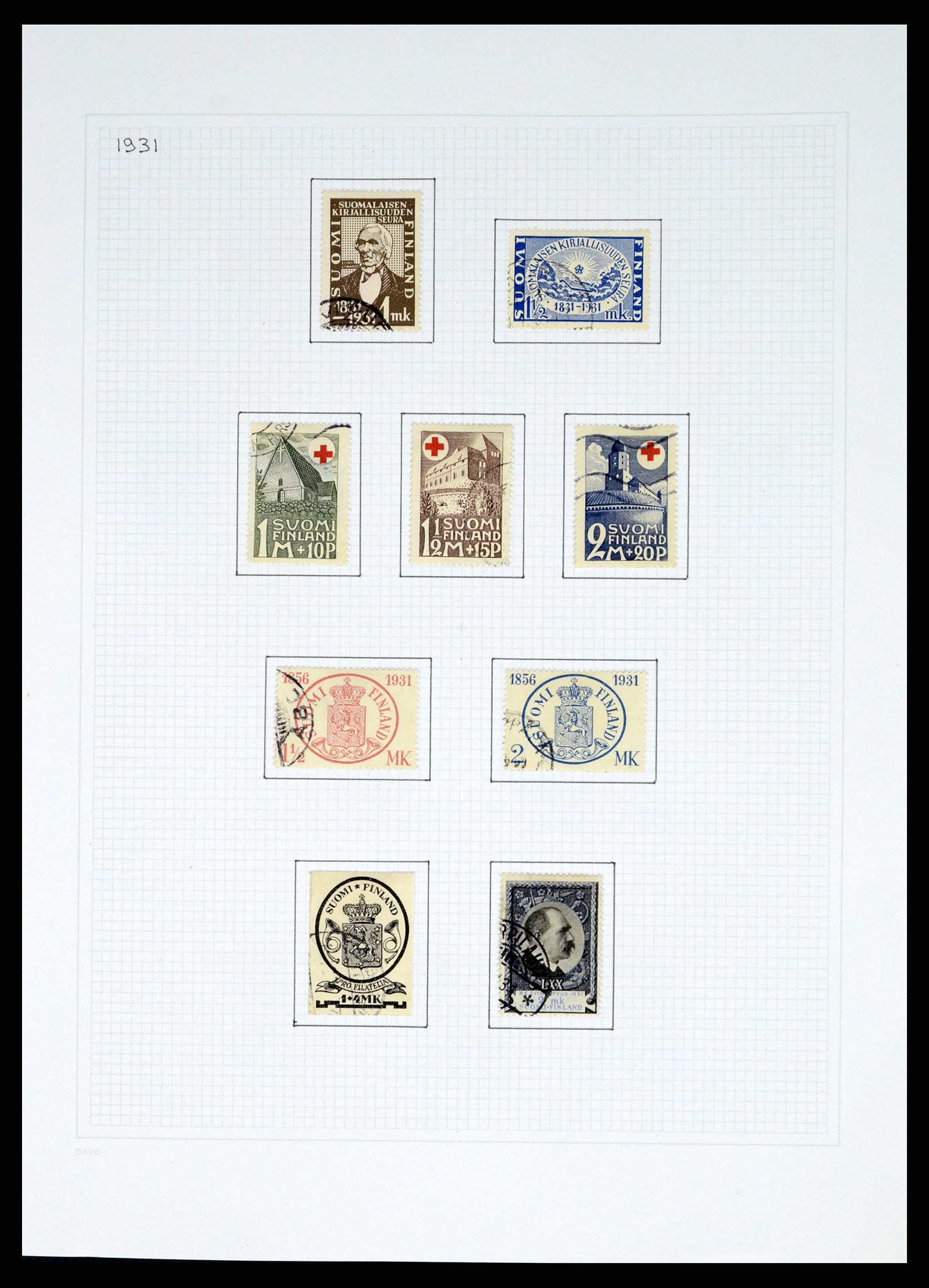 37765 037 - Stamp collection 37765 Finland 1866-2016!