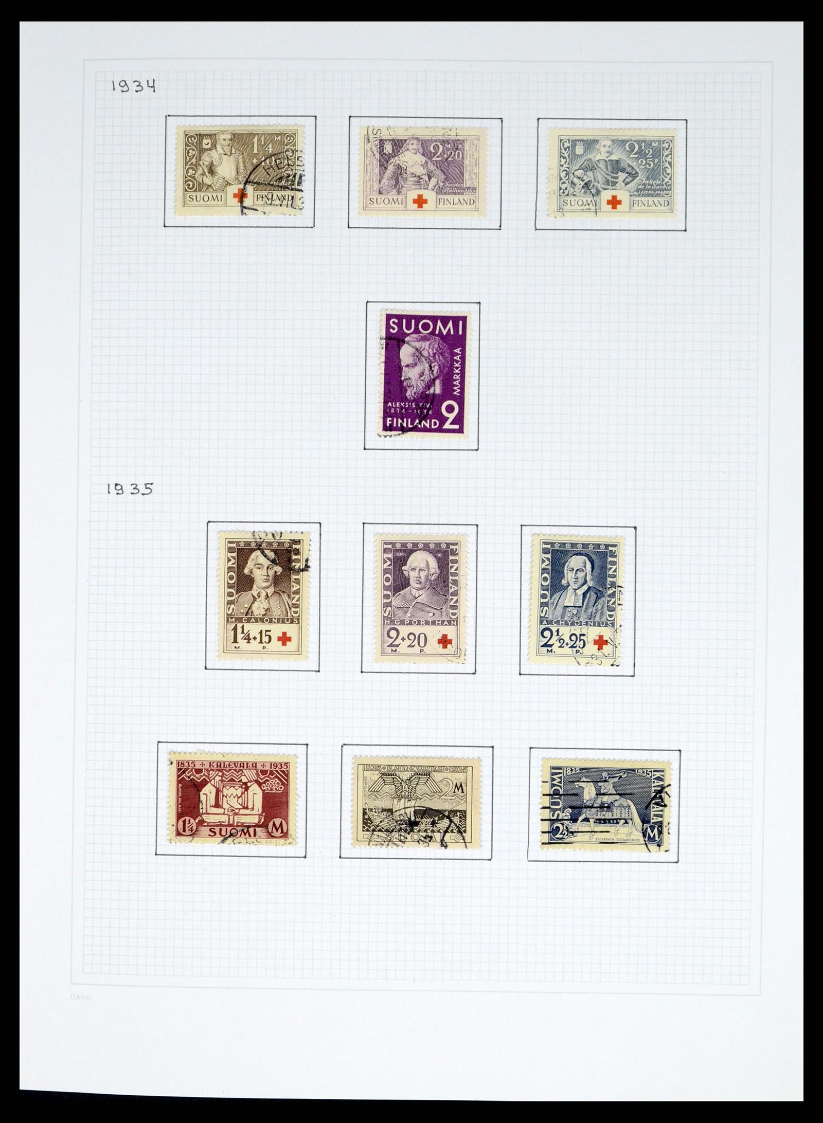37765 040 - Postzegelverzameling 37765 Finland 1866-2016!