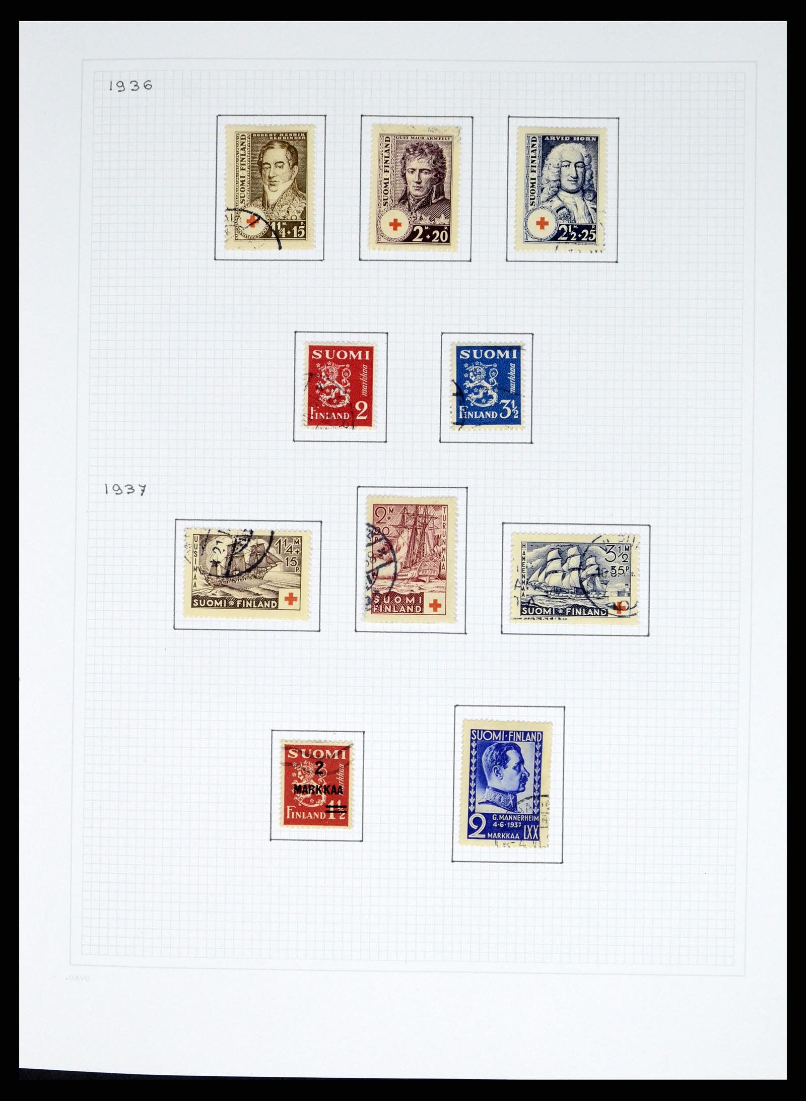 37765 041 - Postzegelverzameling 37765 Finland 1866-2016!
