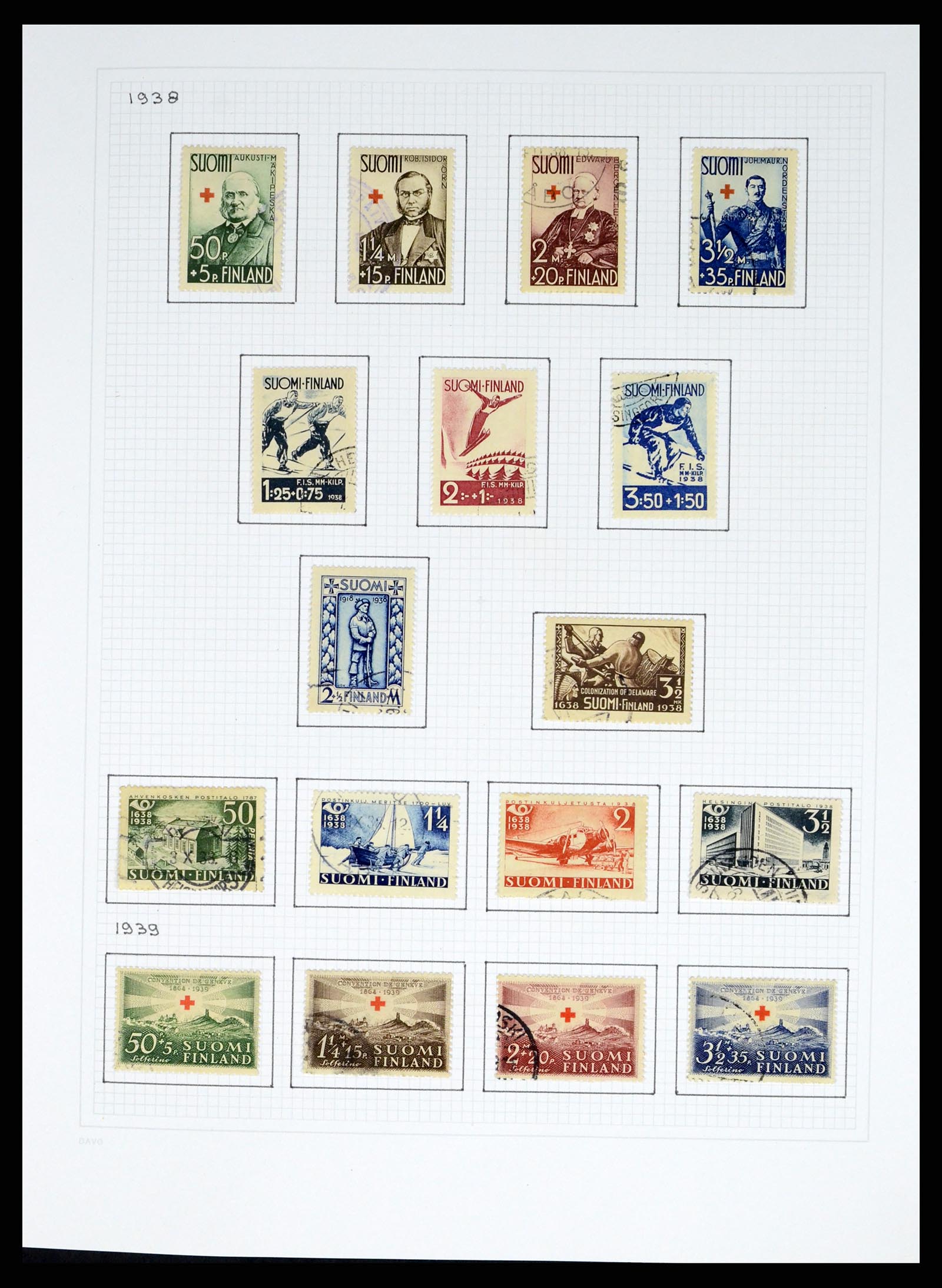 37765 043 - Postzegelverzameling 37765 Finland 1866-2016!
